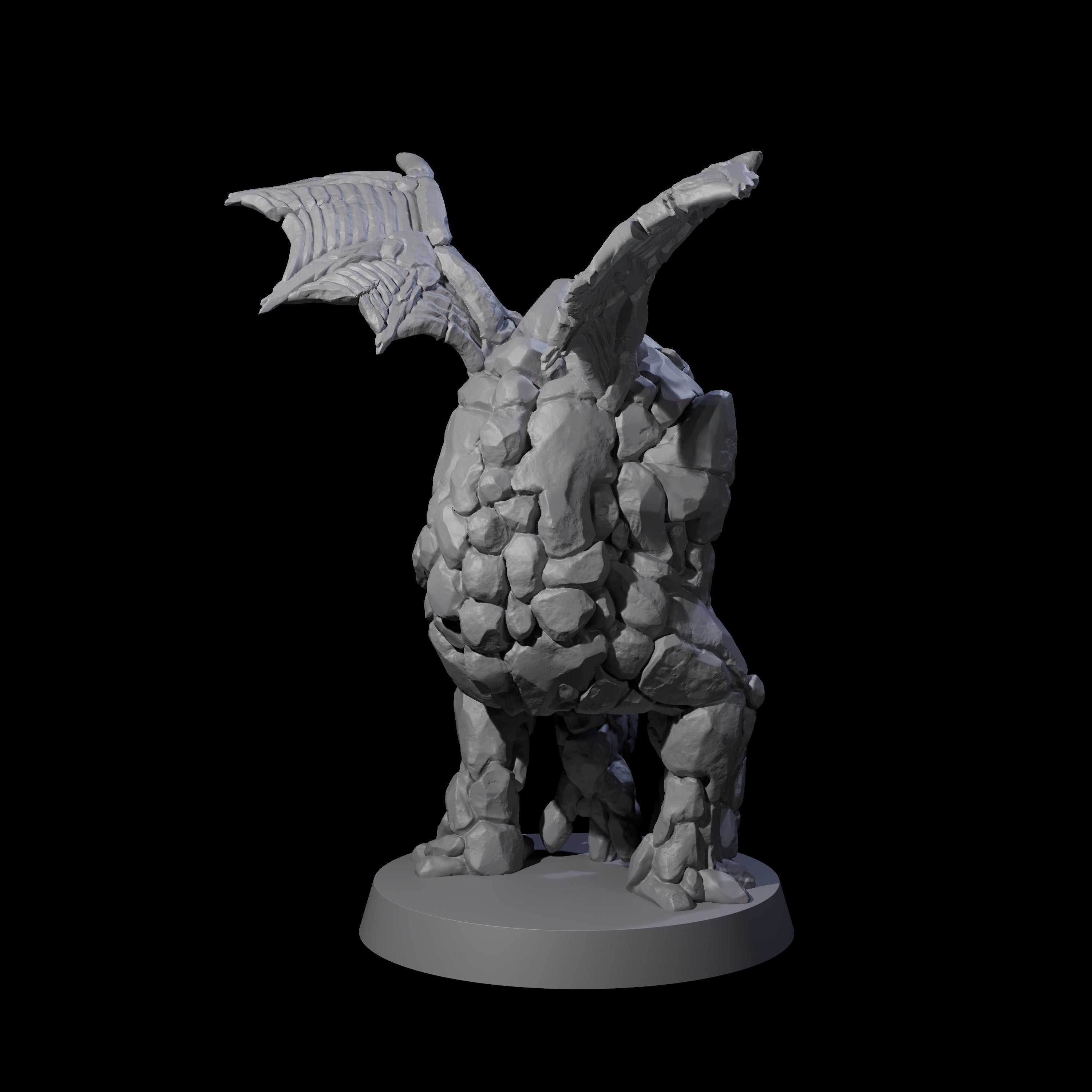 Implausible Earth Mephit Miniature for Dungeons and Dragons, Pathfinder or other TTRPGs