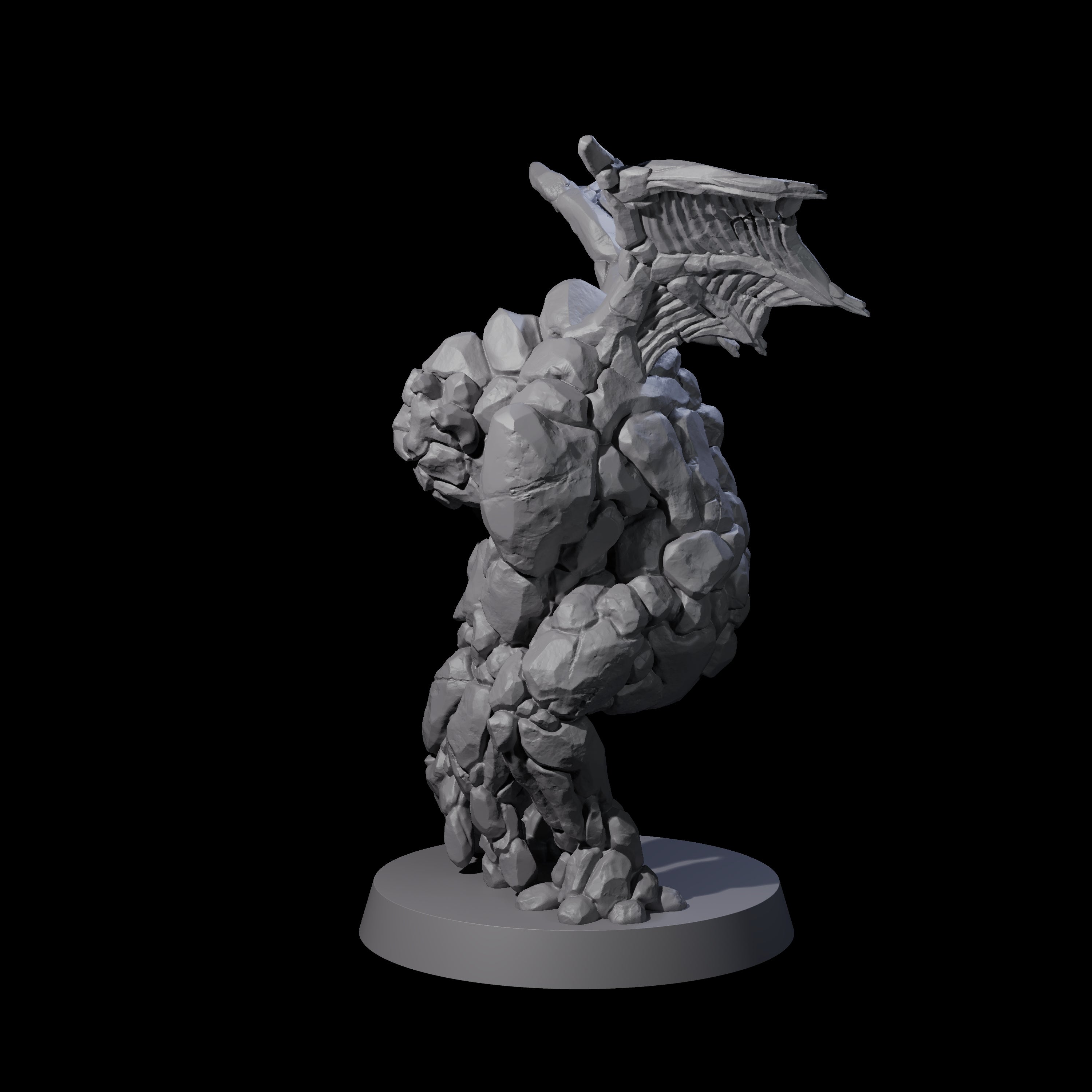 Implausible Earth Mephit Miniature for Dungeons and Dragons, Pathfinder or other TTRPGs