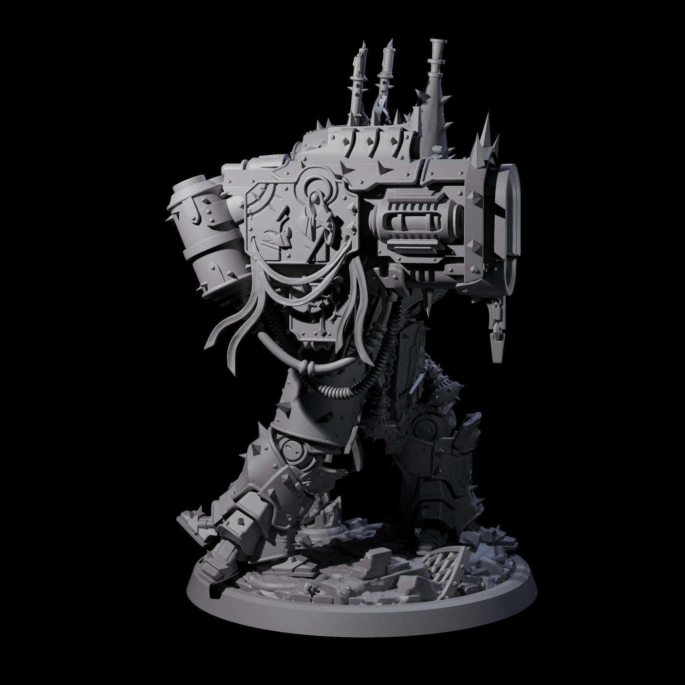 Imposing Mecha Anathema A Miniature for Dungeons and Dragons, Pathfinder or other TTRPGs