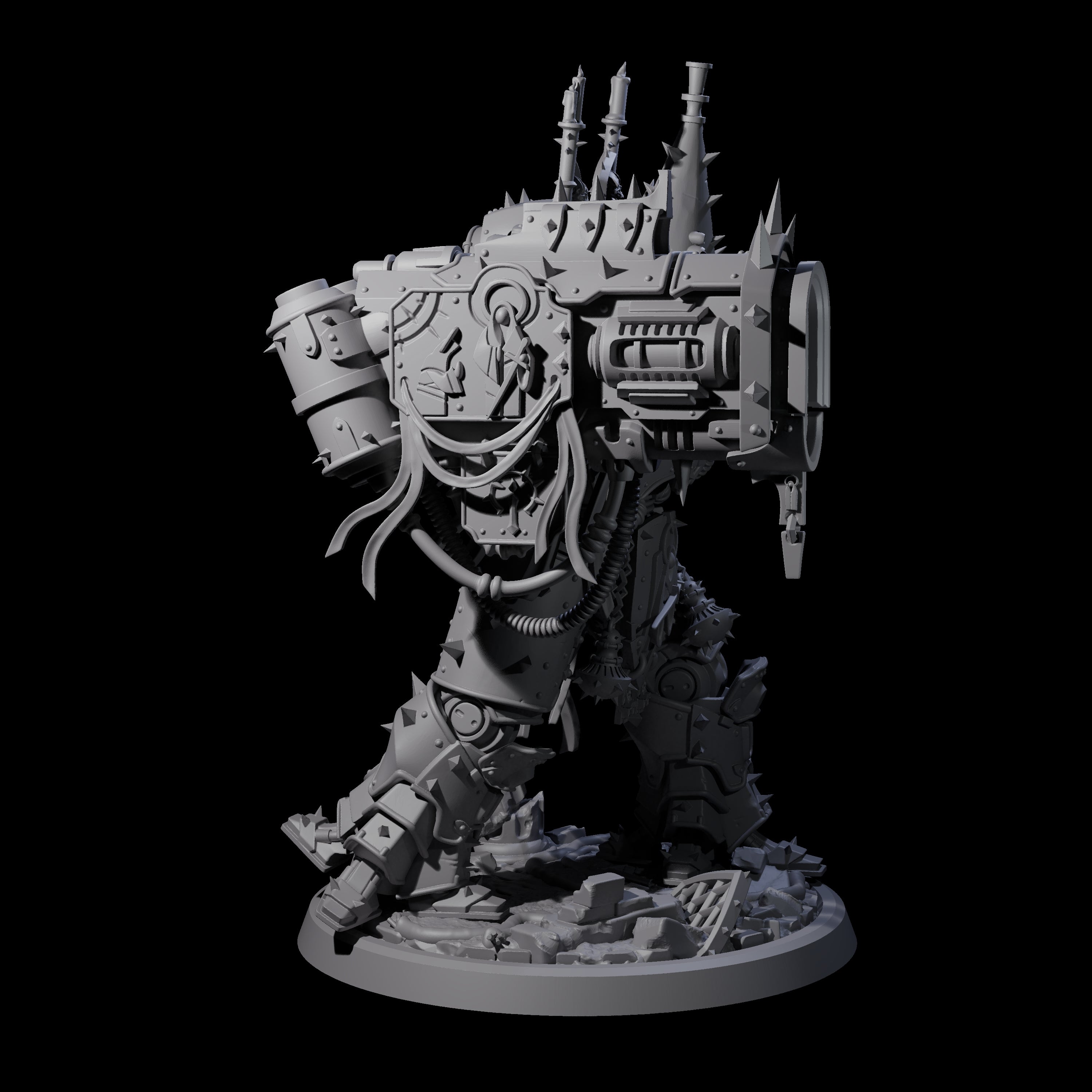 Imposing Mecha Anathema A Miniature for Dungeons and Dragons, Pathfinder or other TTRPGs