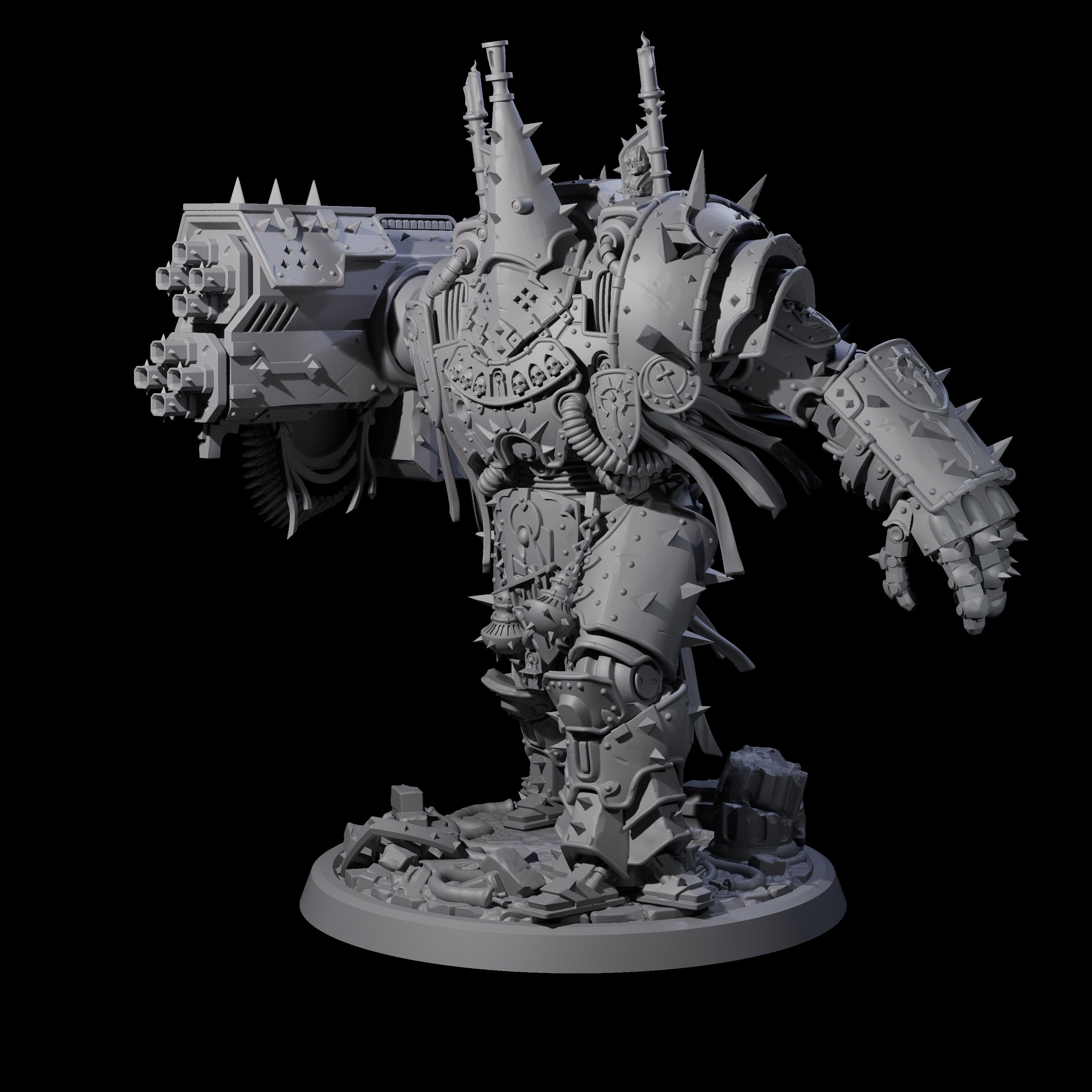 Imposing Mecha Anathema B Miniature for Dungeons and Dragons, Pathfinder or other TTRPGs
