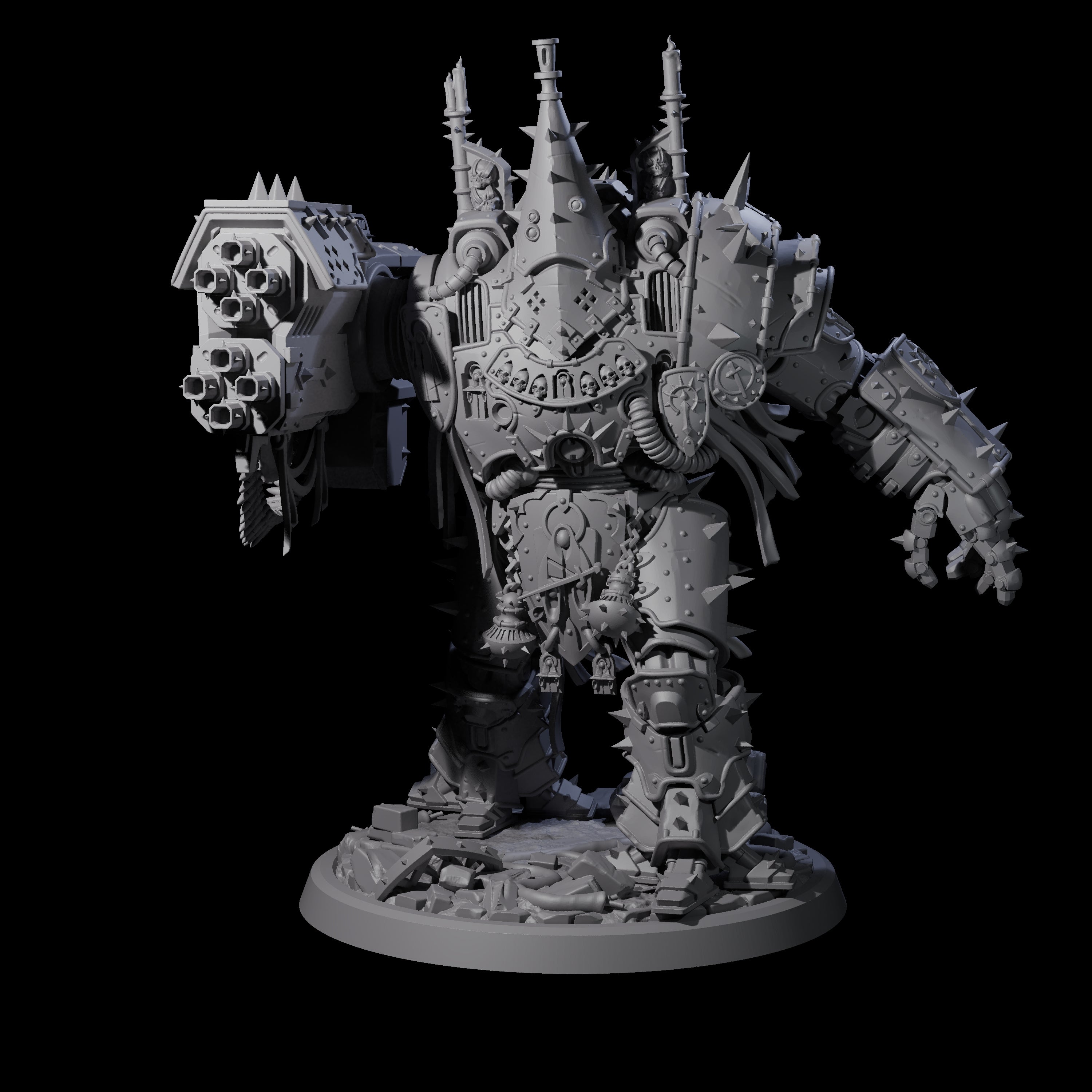 Imposing Mecha Anathema B Miniature for Dungeons and Dragons, Pathfinder or other TTRPGs