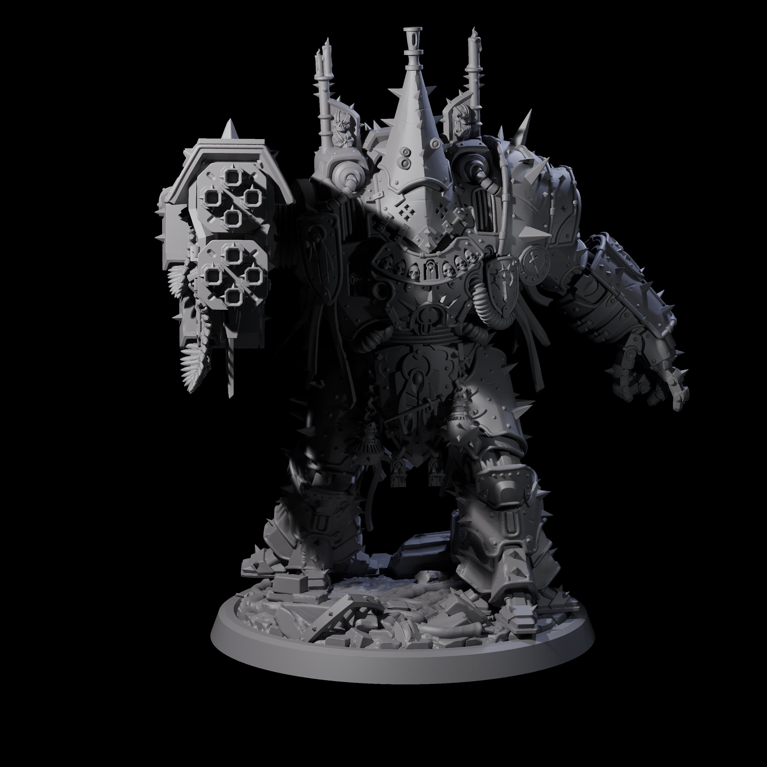Imposing Mecha Anathema B Miniature for Dungeons and Dragons, Pathfinder or other TTRPGs