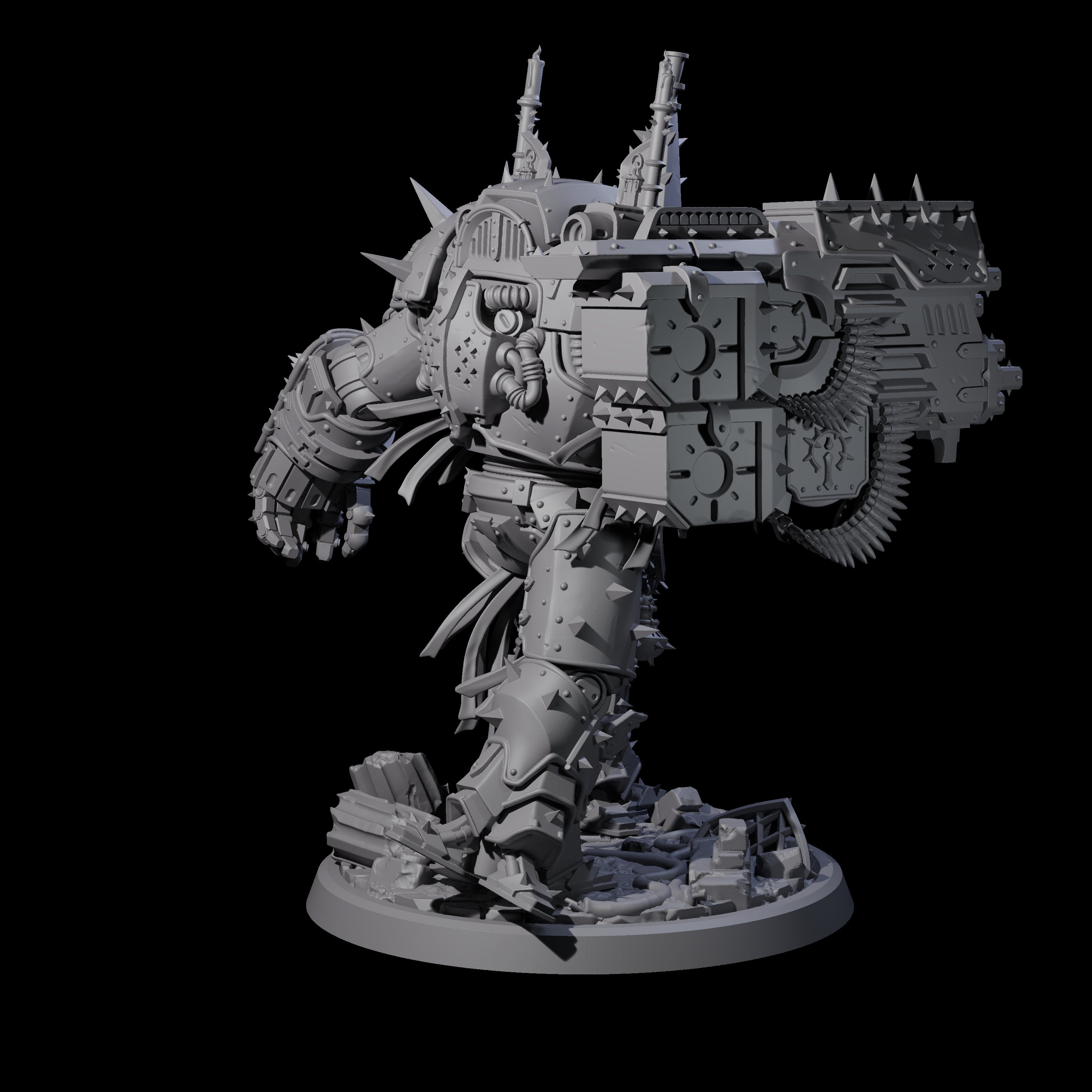 Imposing Mecha Anathema B Miniature for Dungeons and Dragons, Pathfinder or other TTRPGs