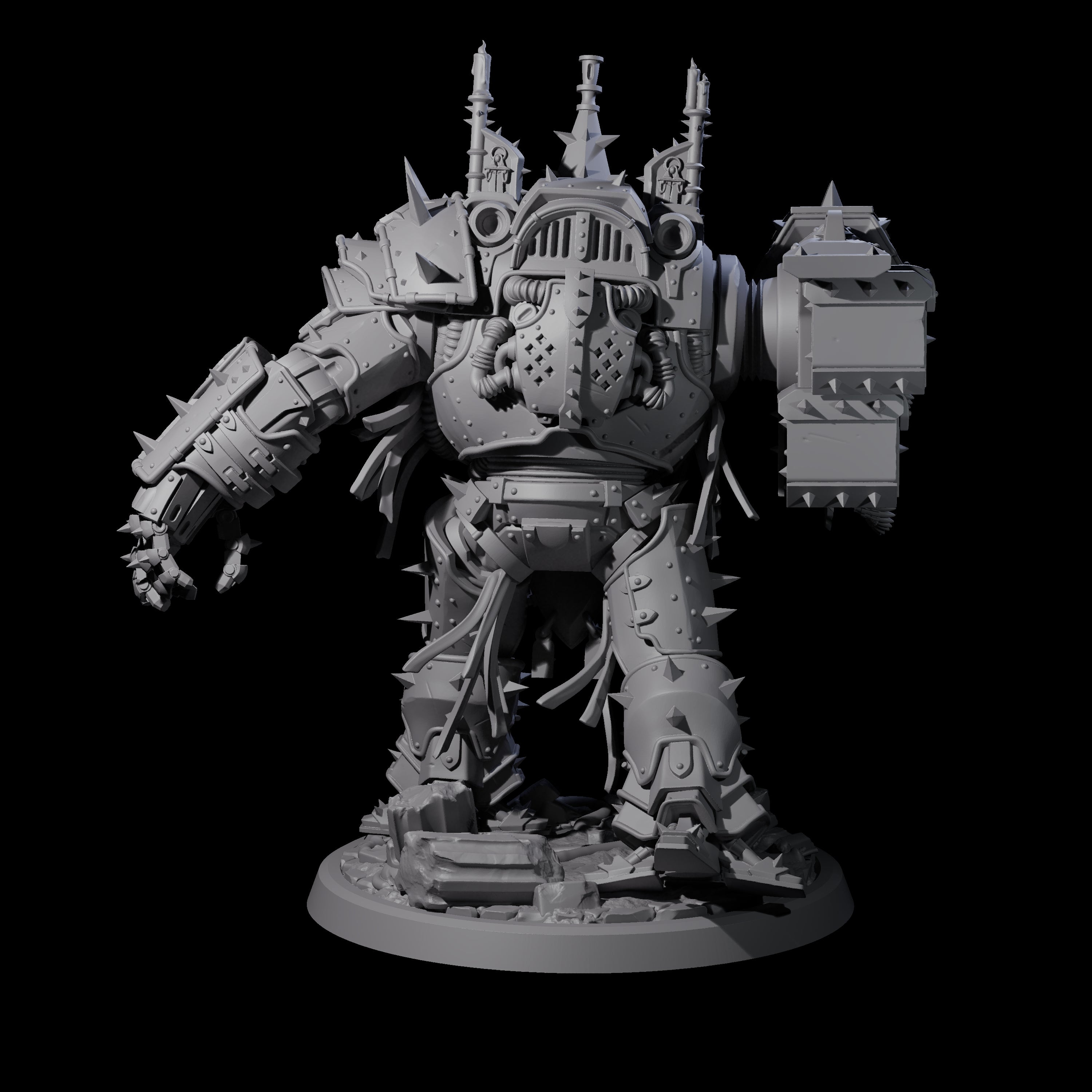 Imposing Mecha Anathema B Miniature for Dungeons and Dragons, Pathfinder or other TTRPGs