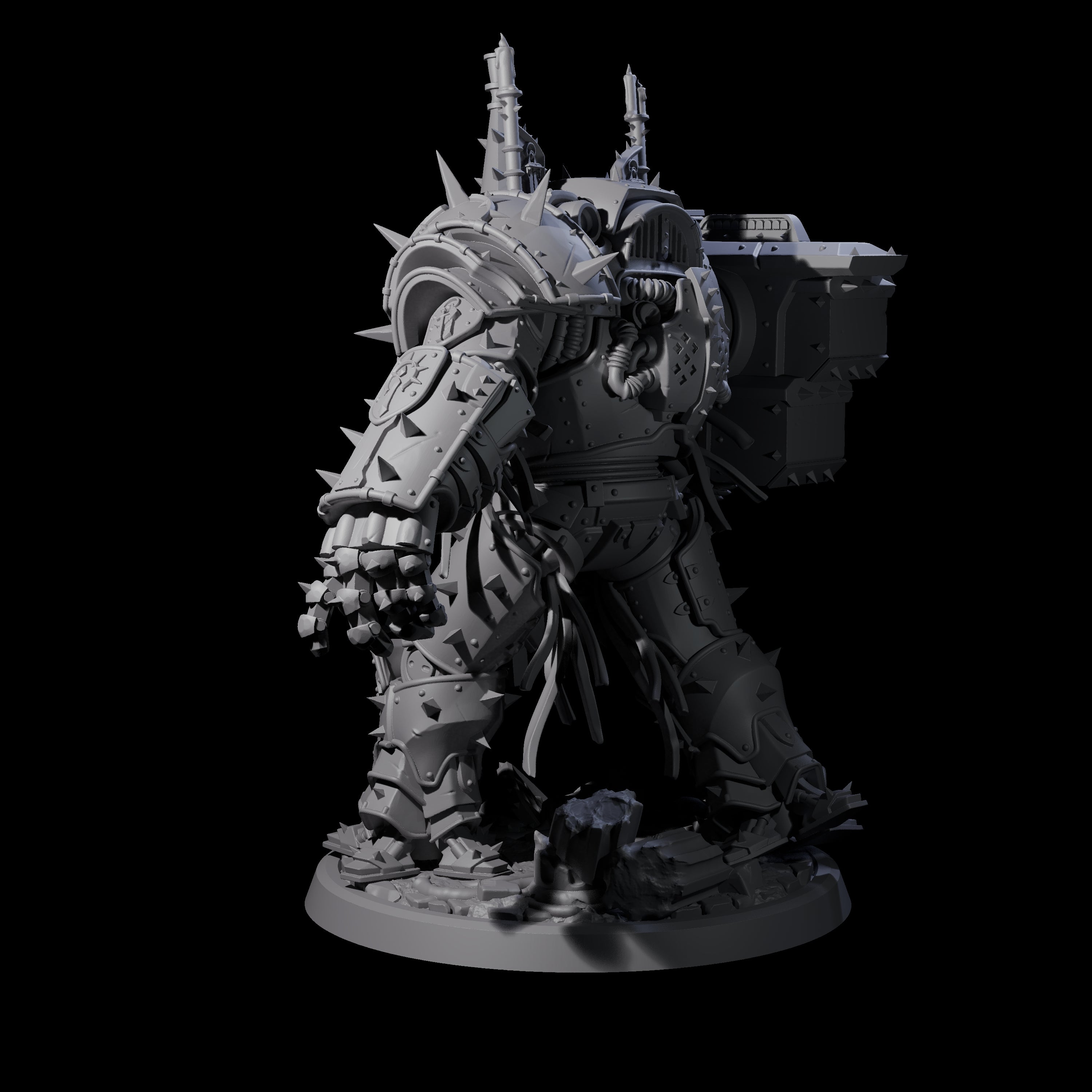 Imposing Mecha Anathema B Miniature for Dungeons and Dragons, Pathfinder or other TTRPGs
