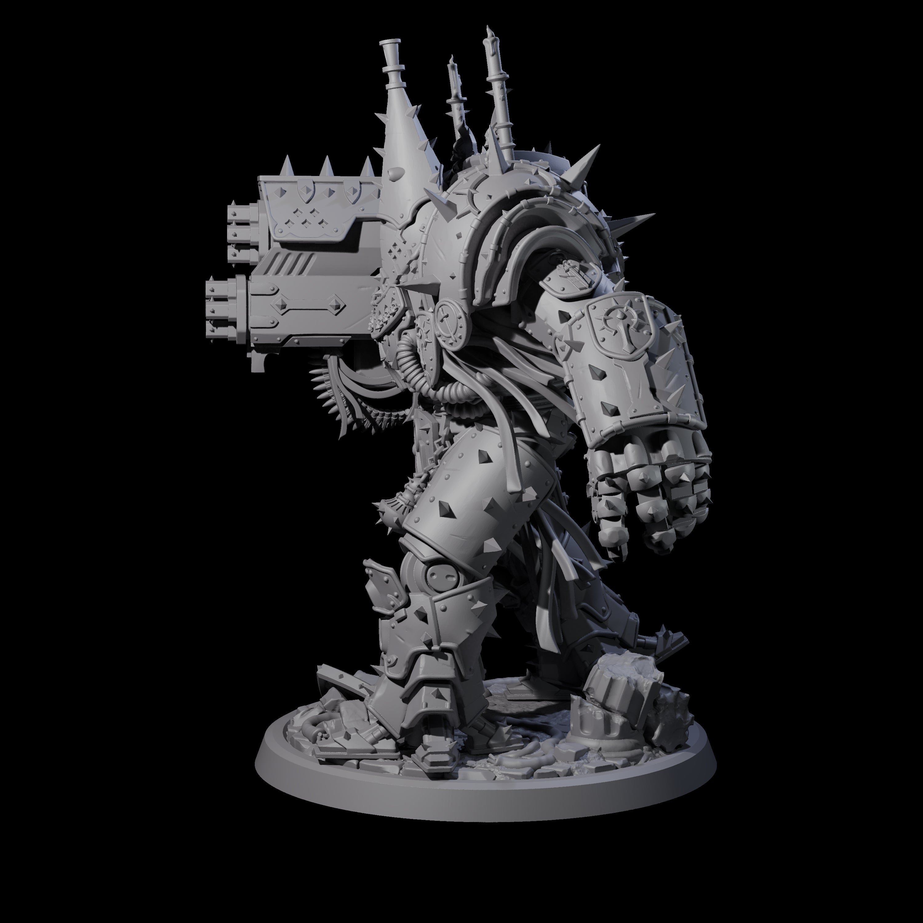 Imposing Mecha Anathema B Miniature for Dungeons and Dragons, Pathfinder or other TTRPGs