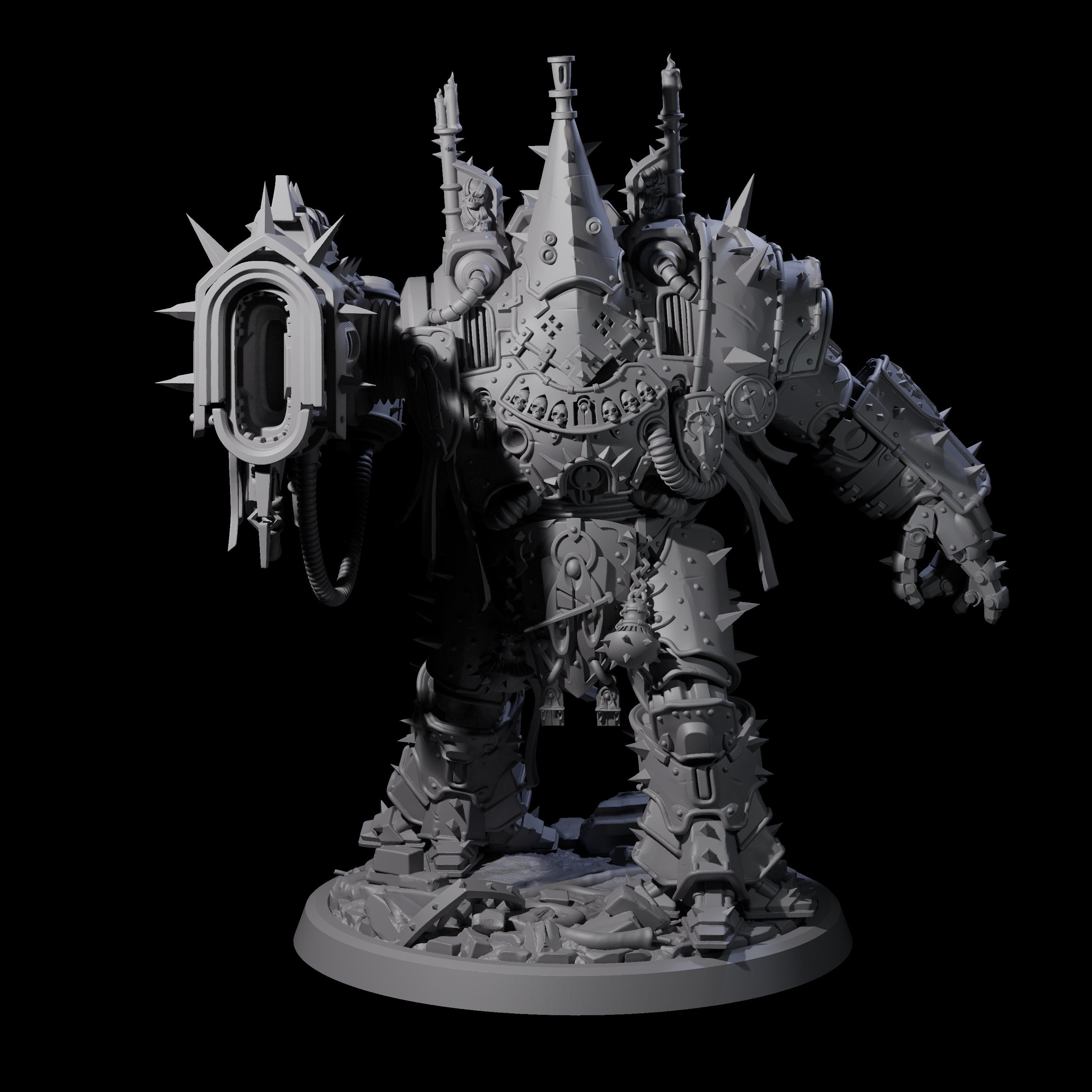 Imposing Mecha Anathemas Miniature for Dungeons and Dragons, Pathfinder or other TTRPGs