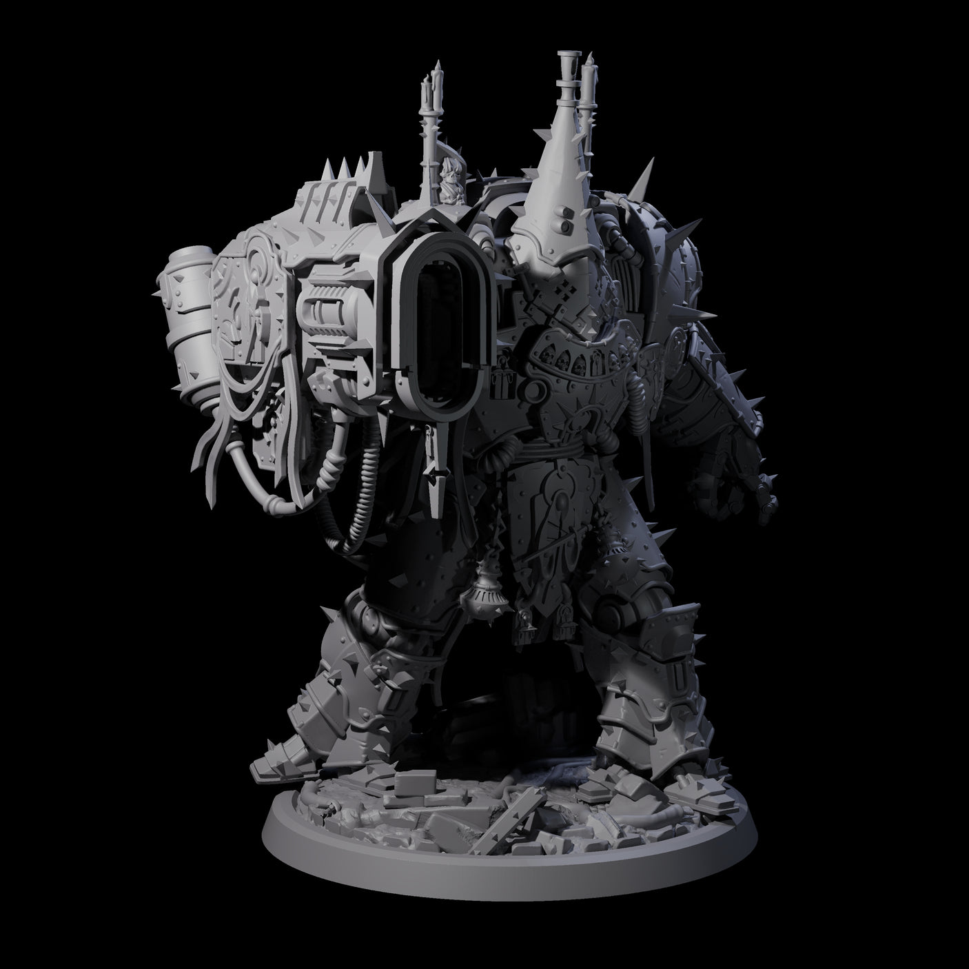 Imposing Mecha Anathemas Miniature for Dungeons and Dragons, Pathfinder or other TTRPGs