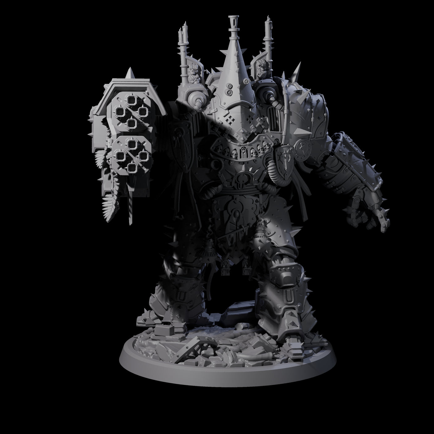 Imposing Mecha Anathemas Miniature for Dungeons and Dragons, Pathfinder or other TTRPGs