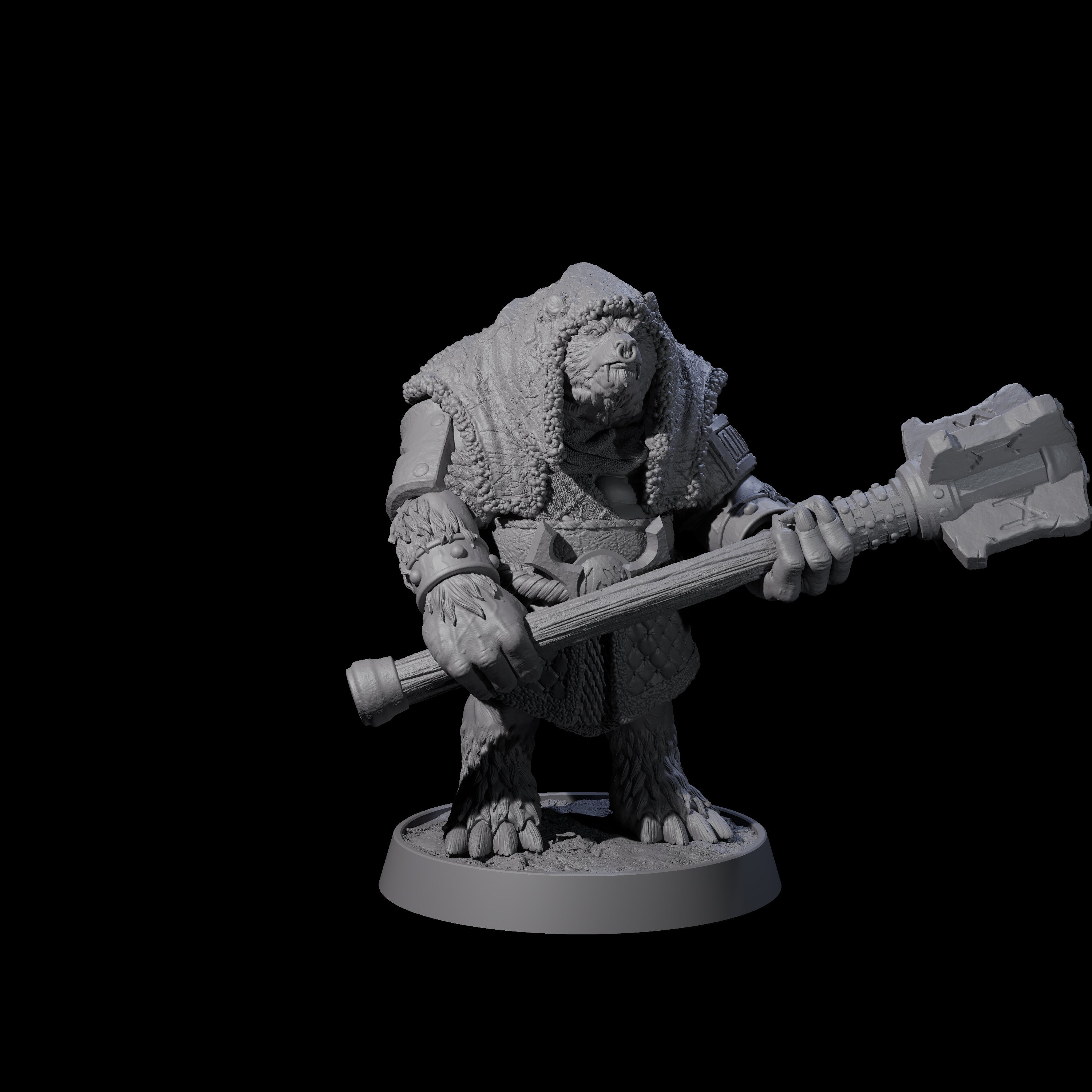 Imposing Ursine A Miniature for Dungeons and Dragons, Pathfinder or other TTRPGs