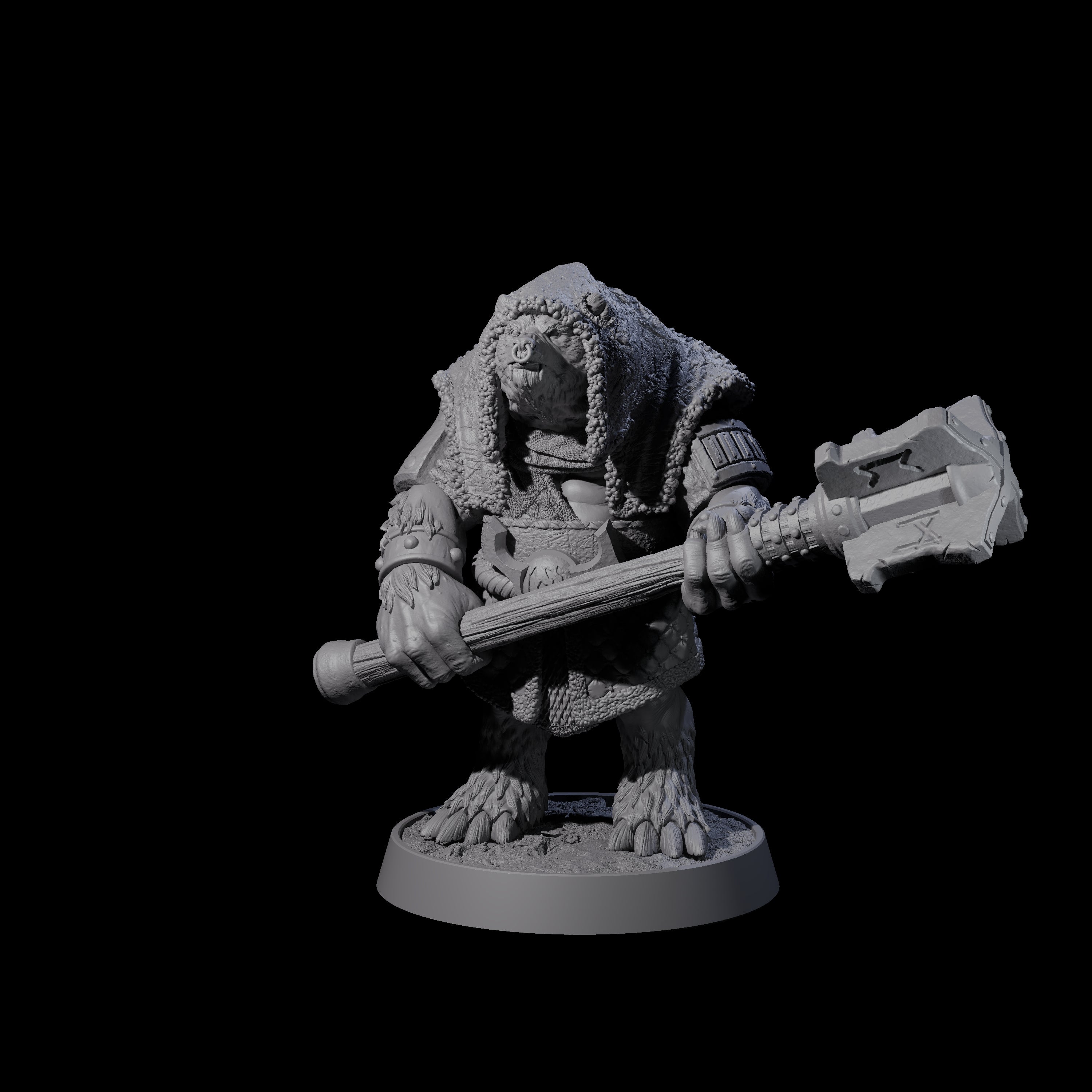 Imposing Ursine A Miniature for Dungeons and Dragons, Pathfinder or other TTRPGs