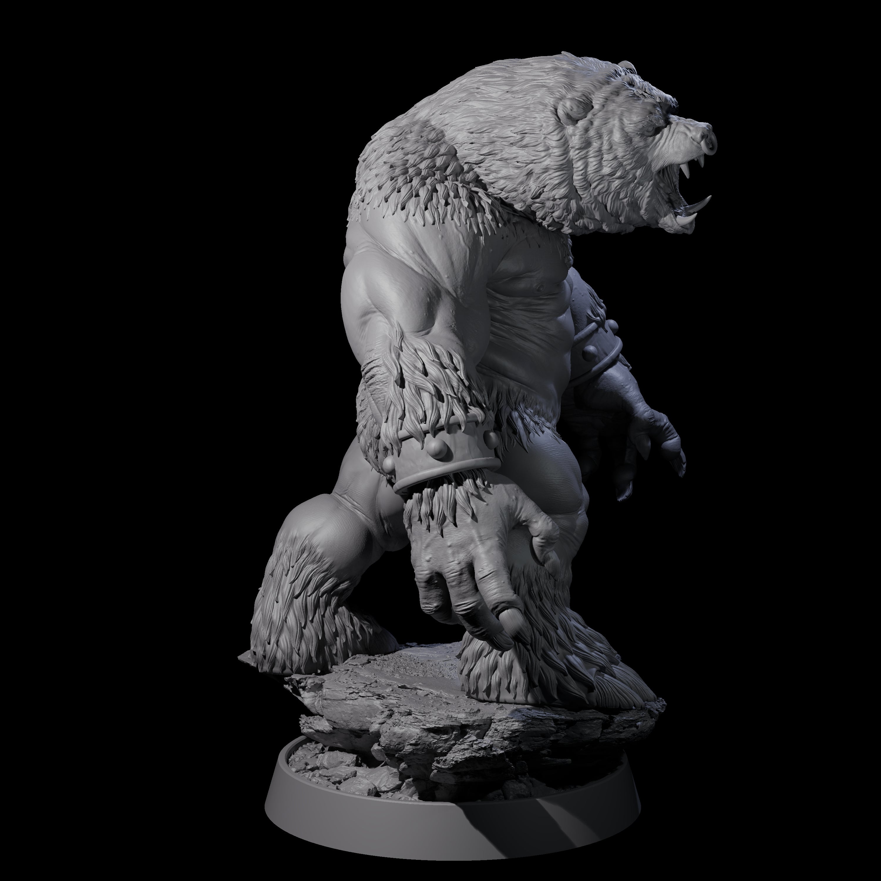Imposing Ursine E Miniature for Dungeons and Dragons, Pathfinder or other TTRPGs
