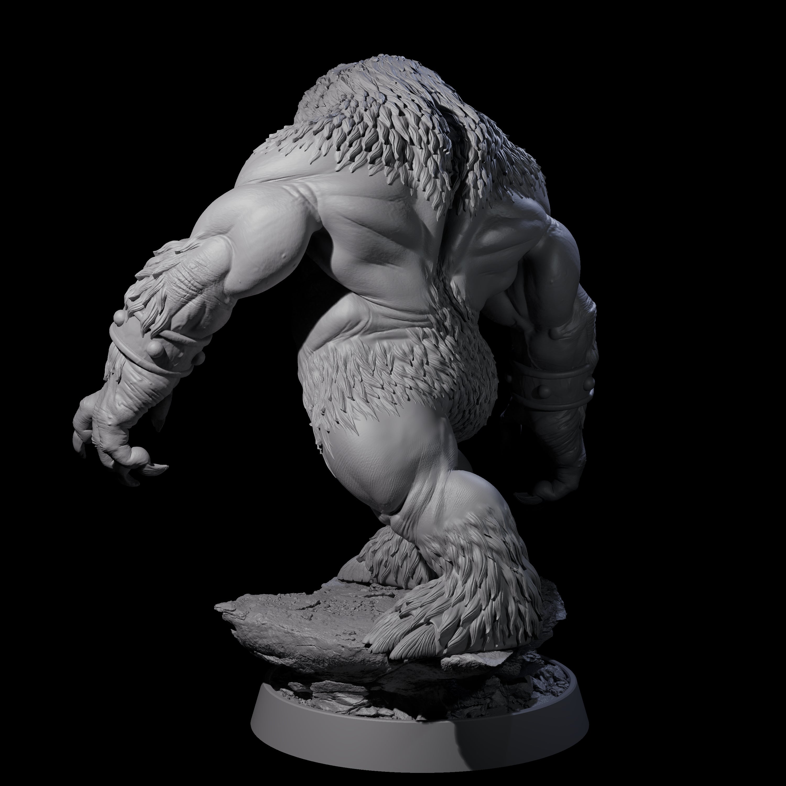 Imposing Ursine E Miniature for Dungeons and Dragons, Pathfinder or other TTRPGs