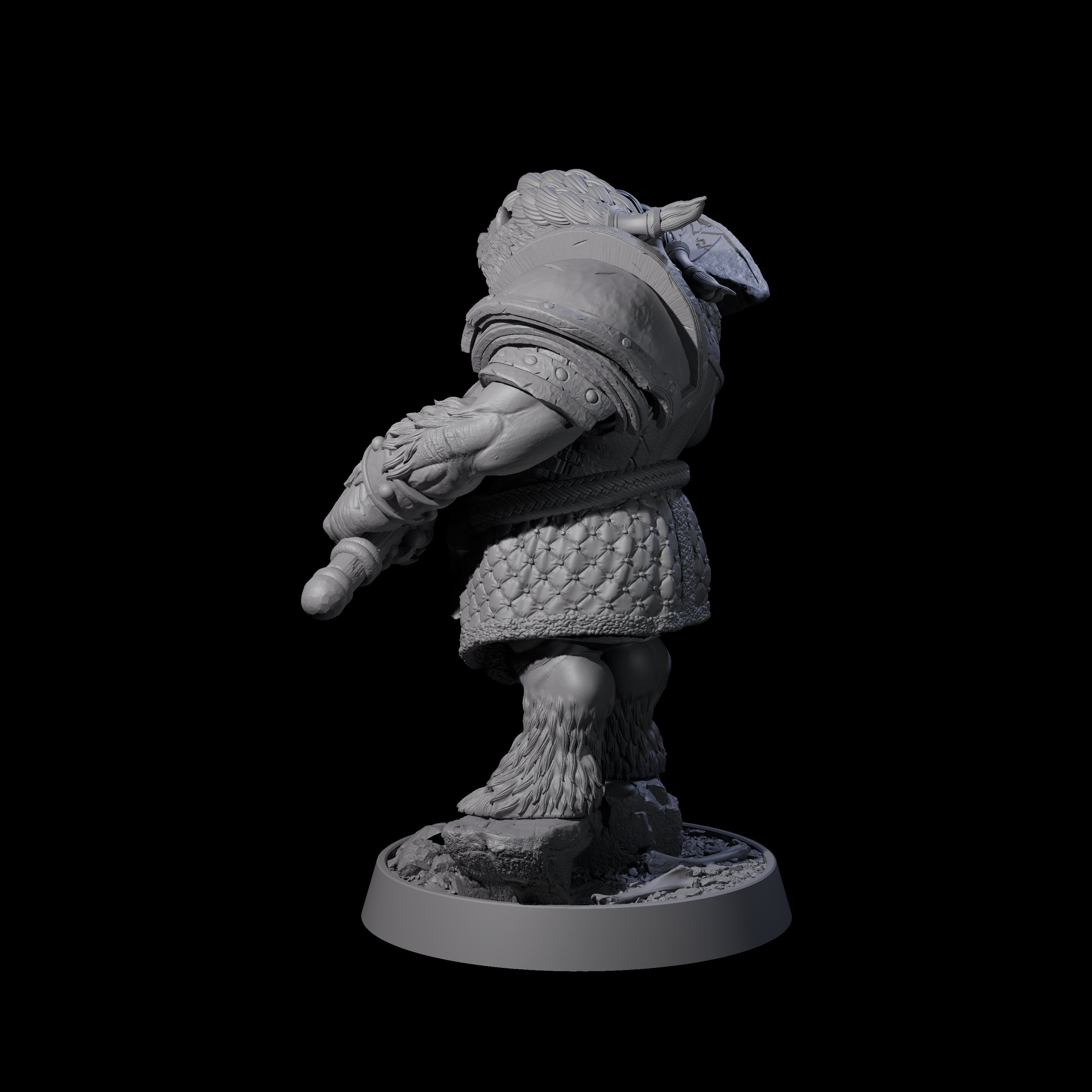 Imposing Ursine G Miniature for Dungeons and Dragons, Pathfinder or other TTRPGs