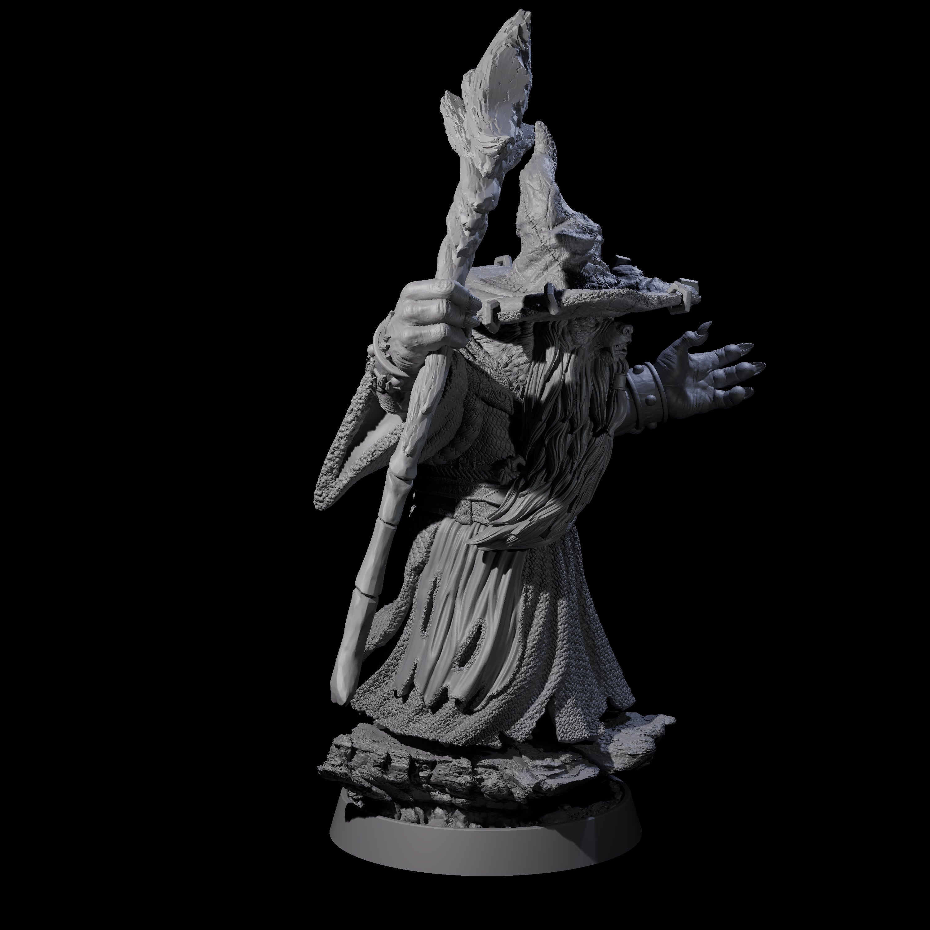 Imposing Ursine H Miniature for Dungeons and Dragons, Pathfinder or other TTRPGs