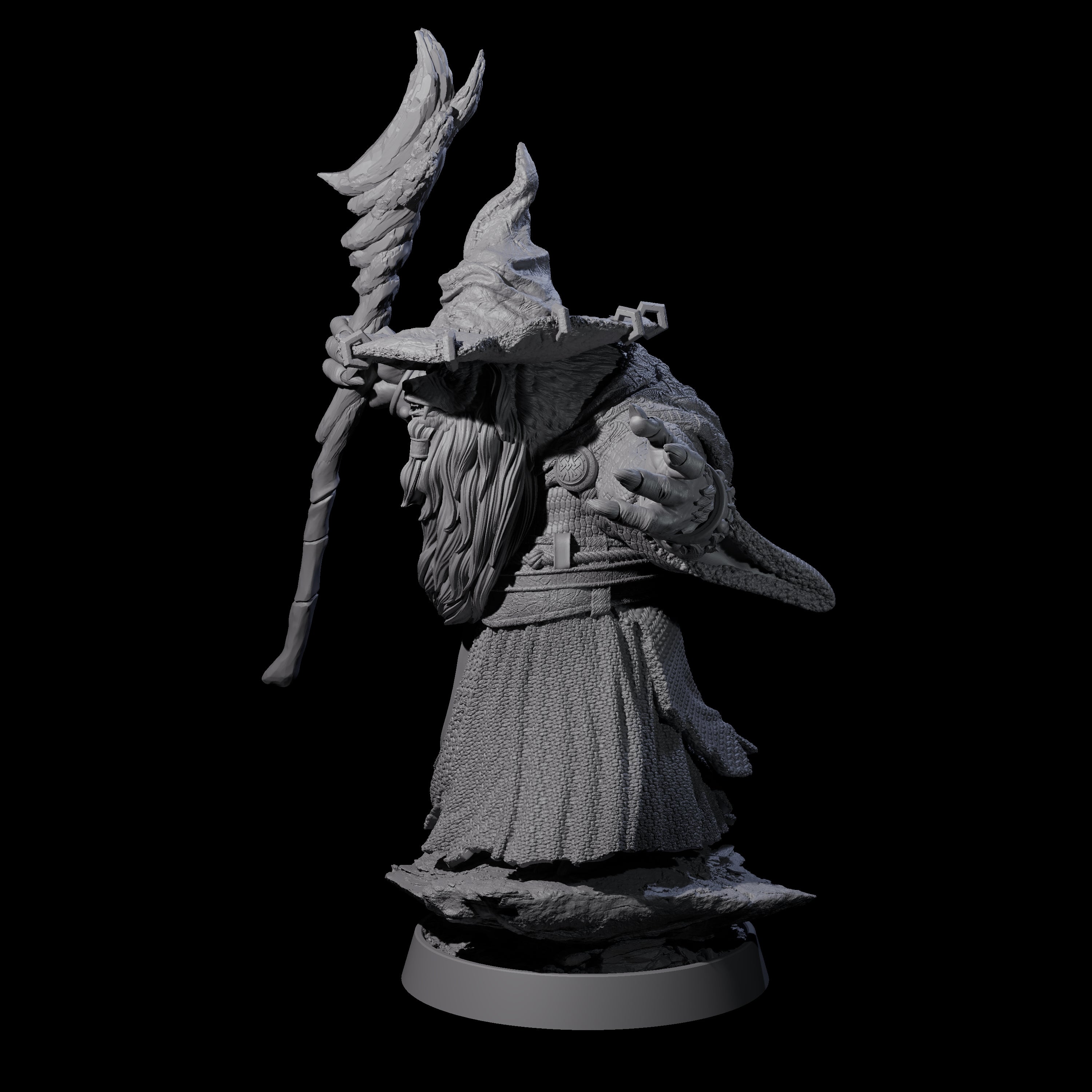 Imposing Ursine H Miniature for Dungeons and Dragons, Pathfinder or other TTRPGs