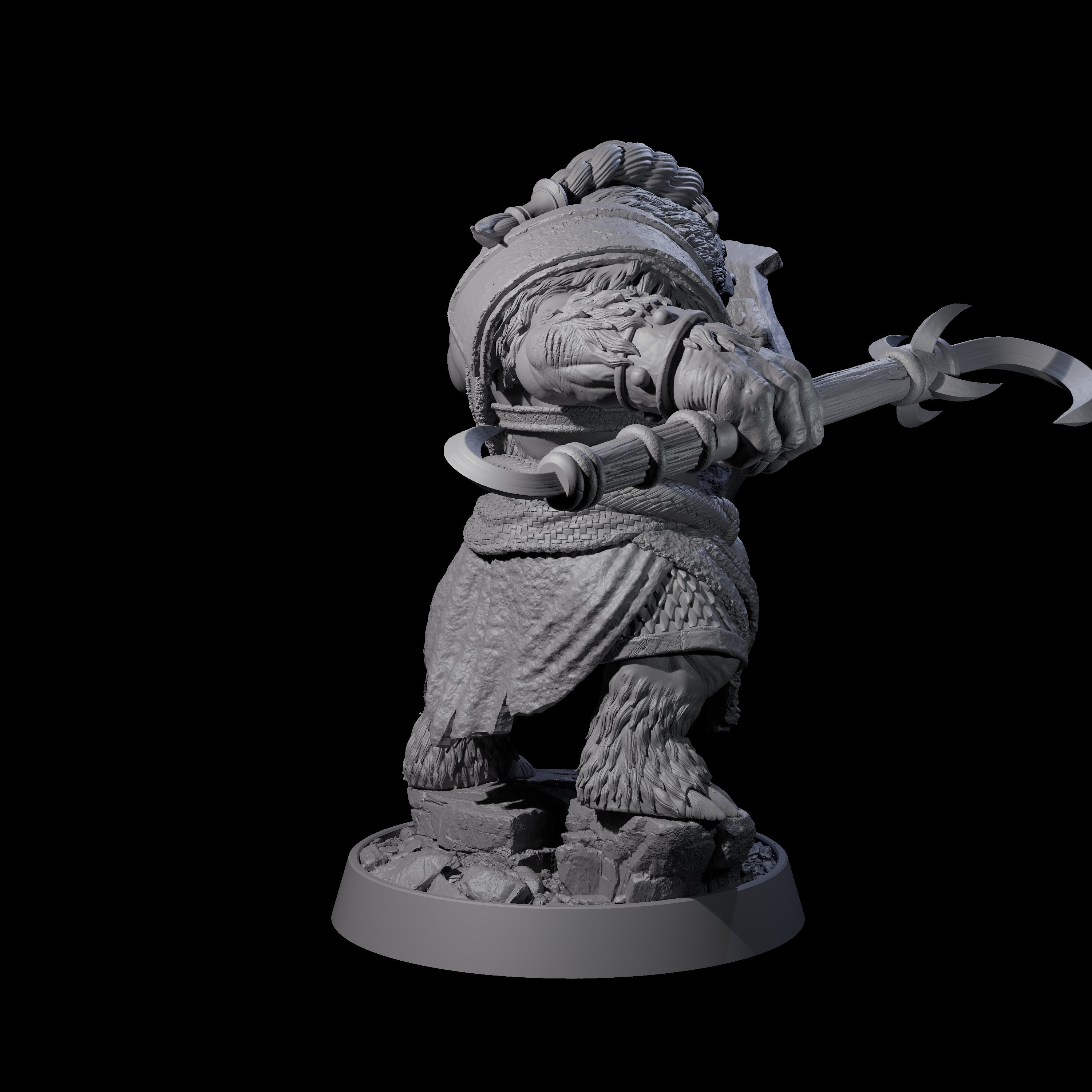 Imposing Ursine J Miniature for Dungeons and Dragons, Pathfinder or other TTRPGs