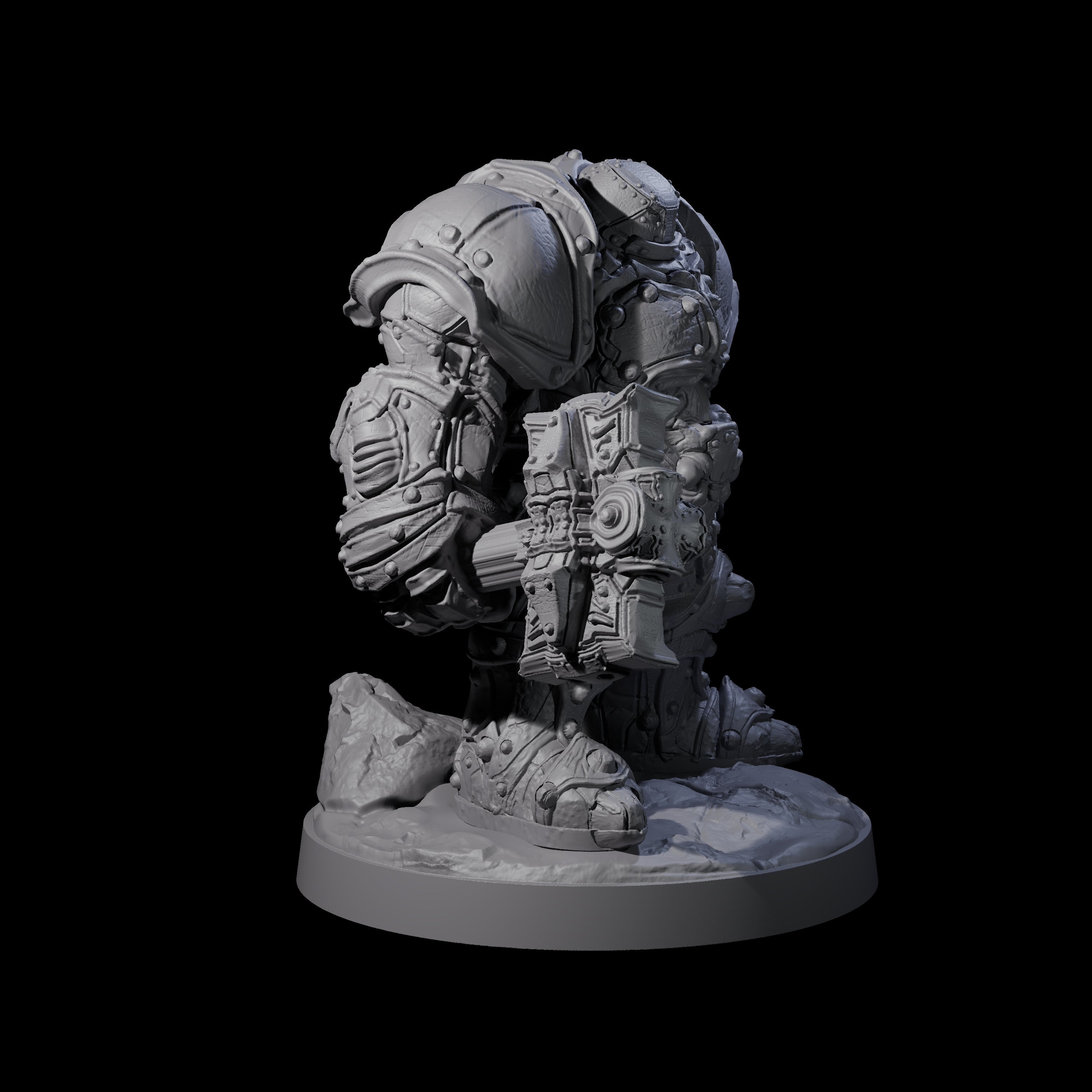 Imposing Warforged Juggernauts A Miniature for Dungeons and Dragons, Pathfinder or other TTRPGs