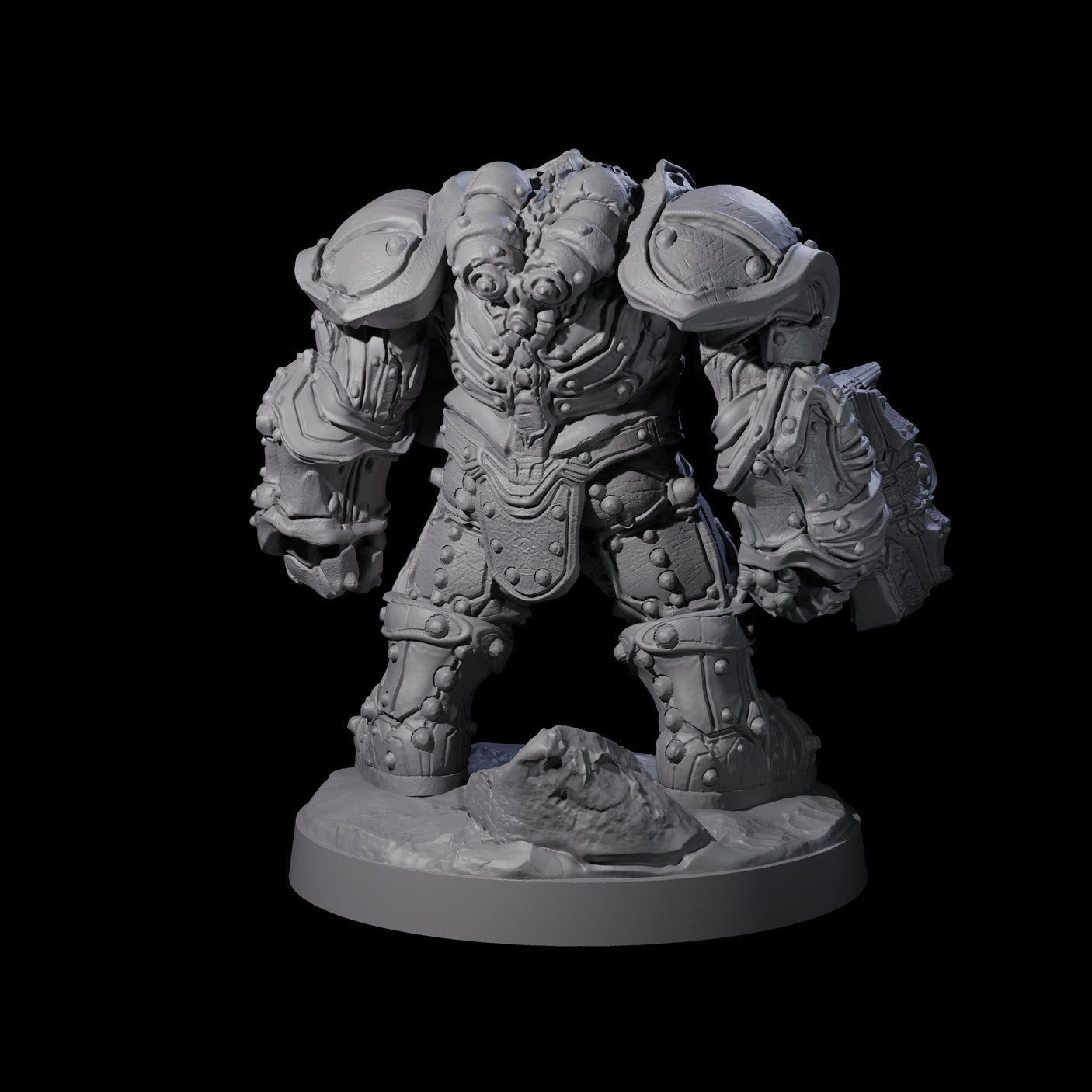Imposing Warforged Juggernauts A Miniature for Dungeons and Dragons, Pathfinder or other TTRPGs