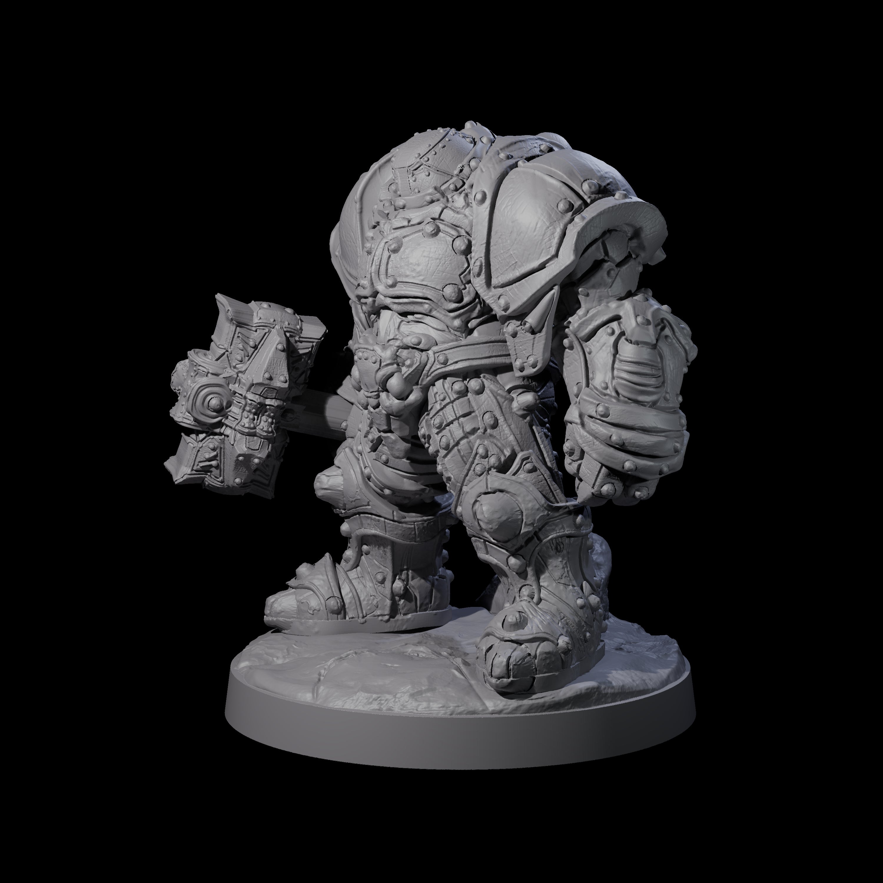 Imposing Warforged Juggernauts A Miniature for Dungeons and Dragons, Pathfinder or other TTRPGs