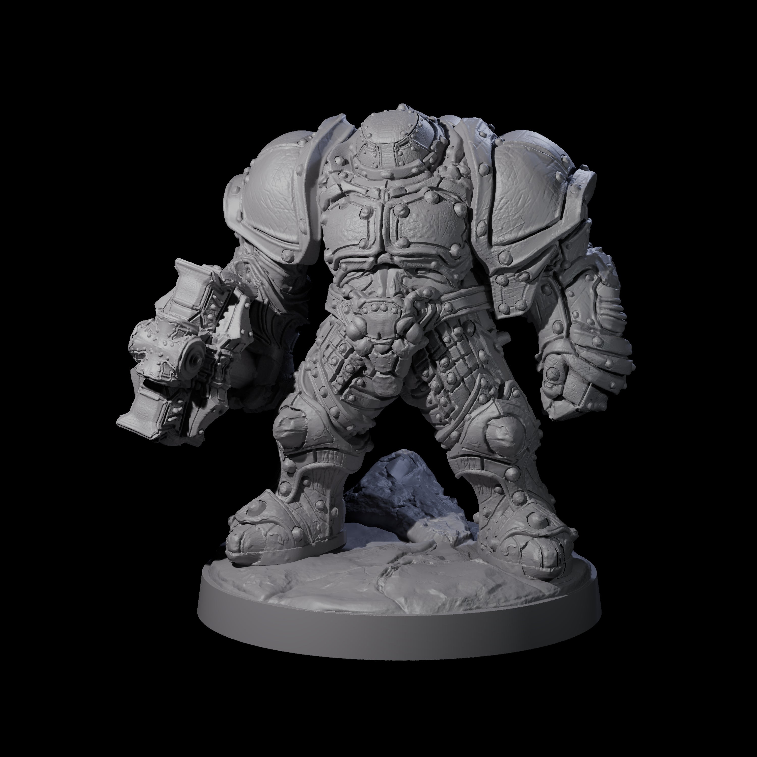 Imposing Warforged Juggernauts A Miniature for Dungeons and Dragons, Pathfinder or other TTRPGs