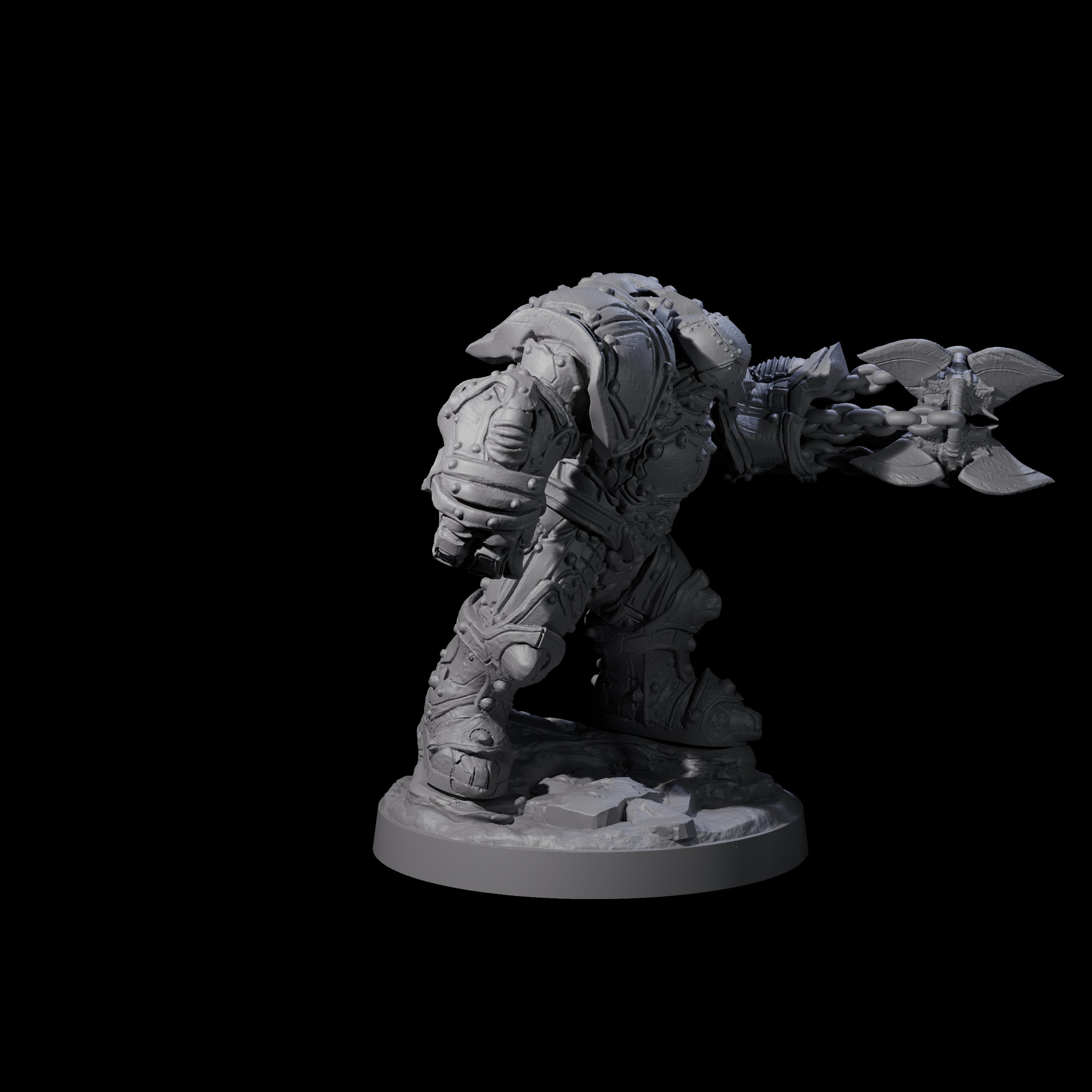 Imposing Warforged Juggernauts B Miniature for Dungeons and Dragons, Pathfinder or other TTRPGs