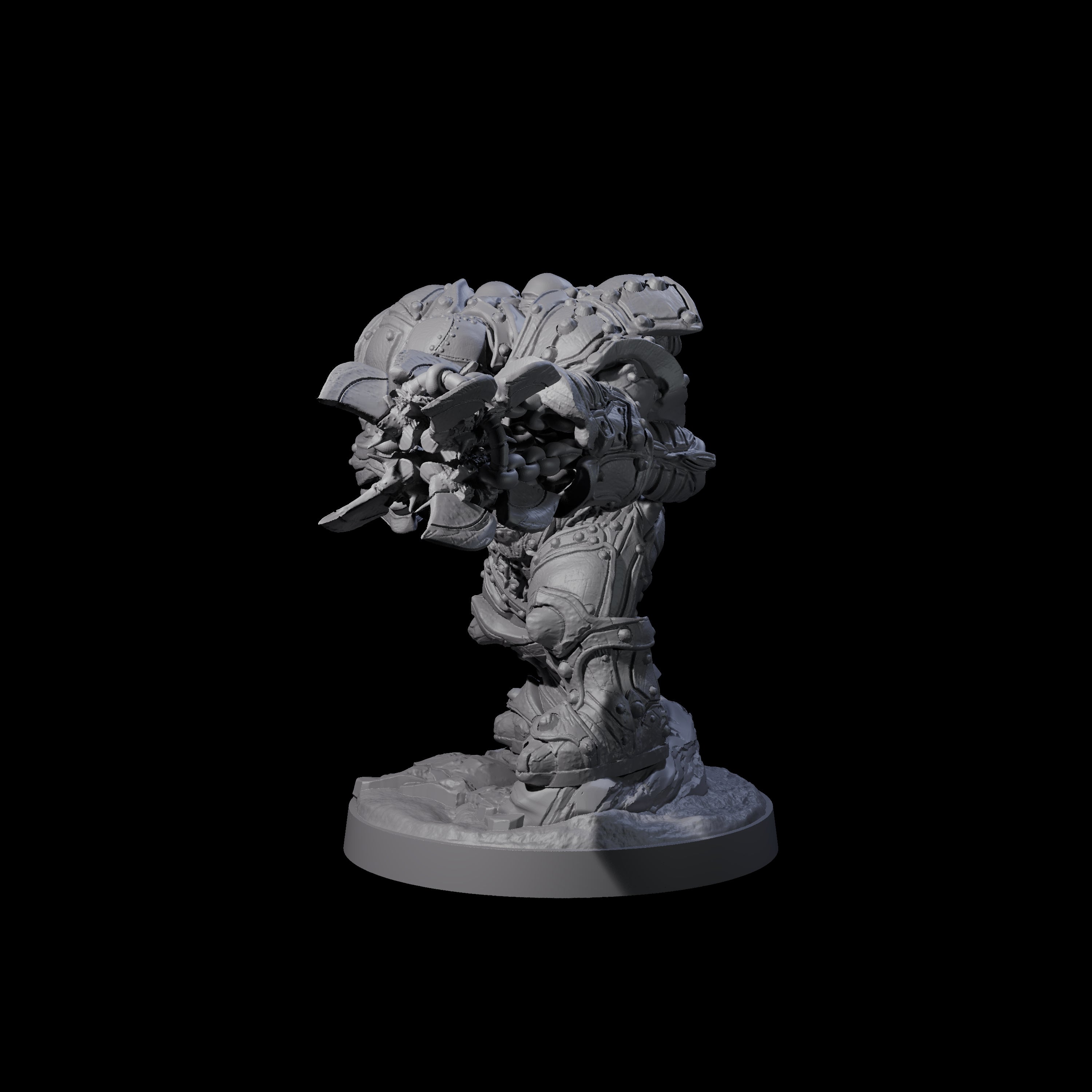 Imposing Warforged Juggernauts B Miniature for Dungeons and Dragons, Pathfinder or other TTRPGs