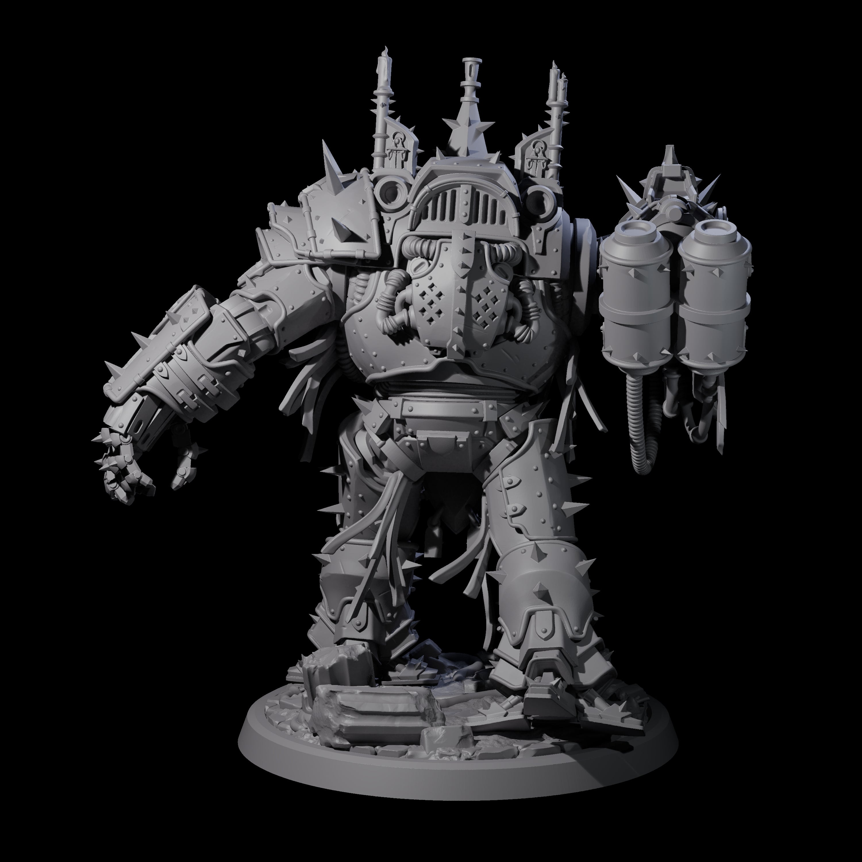 Imposing Mecha Anathema A Miniature for Dungeons and Dragons, Pathfinder or other TTRPGs