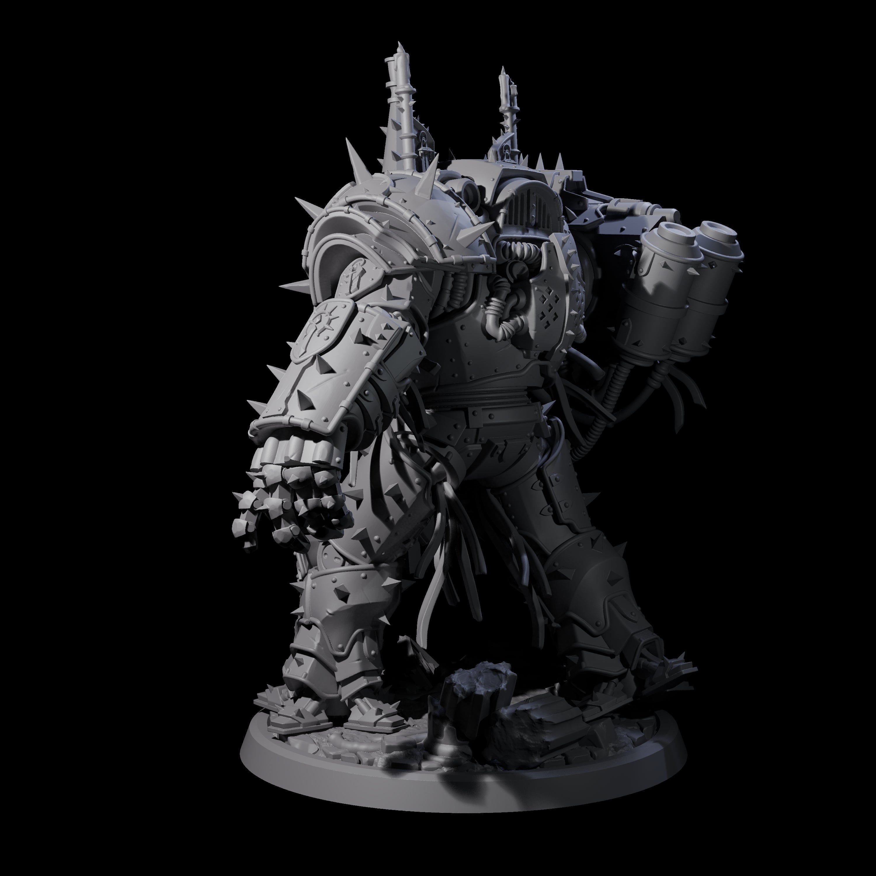 Imposing Mecha Anathema A Miniature for Dungeons and Dragons, Pathfinder or other TTRPGs