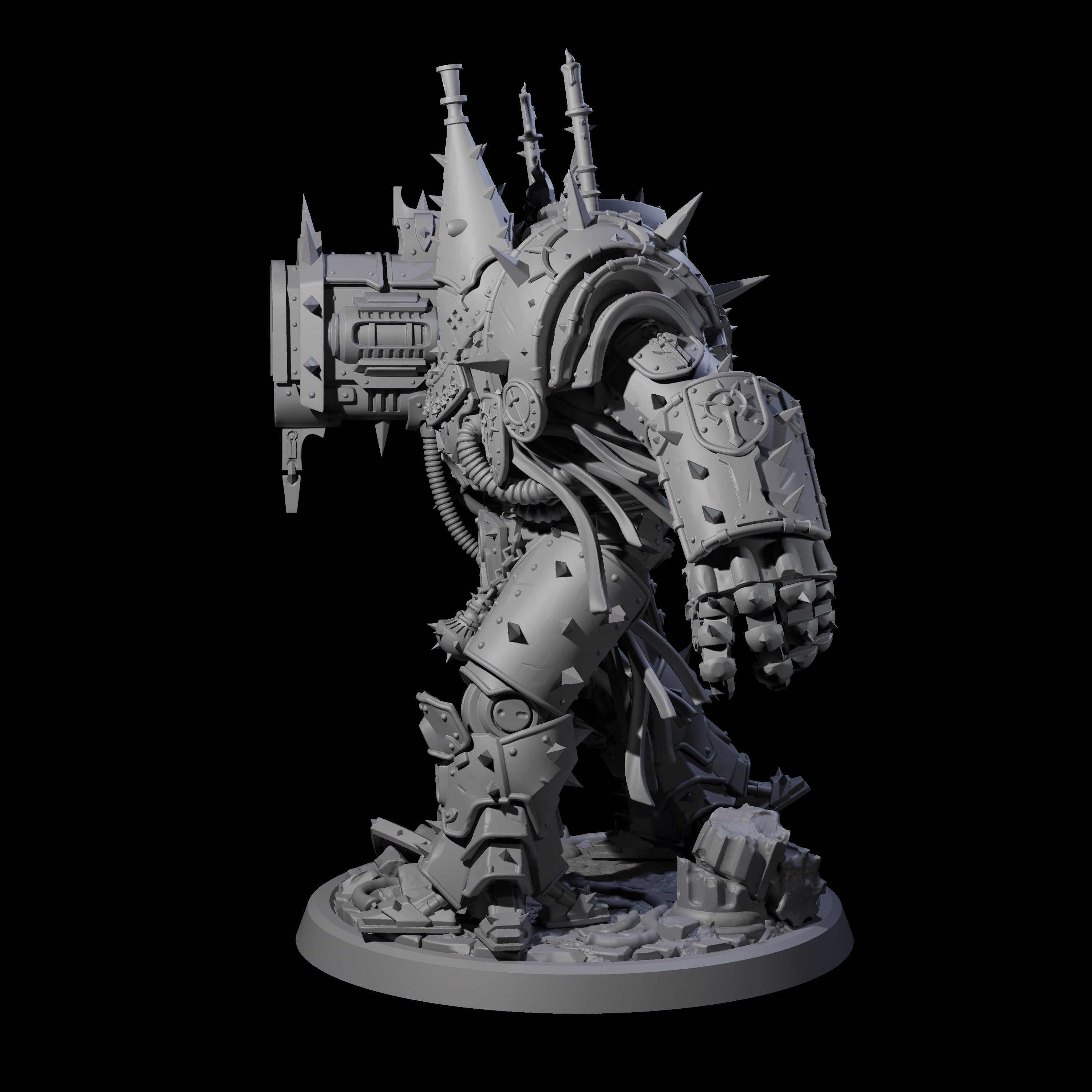 Imposing Mecha Anathema A Miniature for Dungeons and Dragons, Pathfinder or other TTRPGs