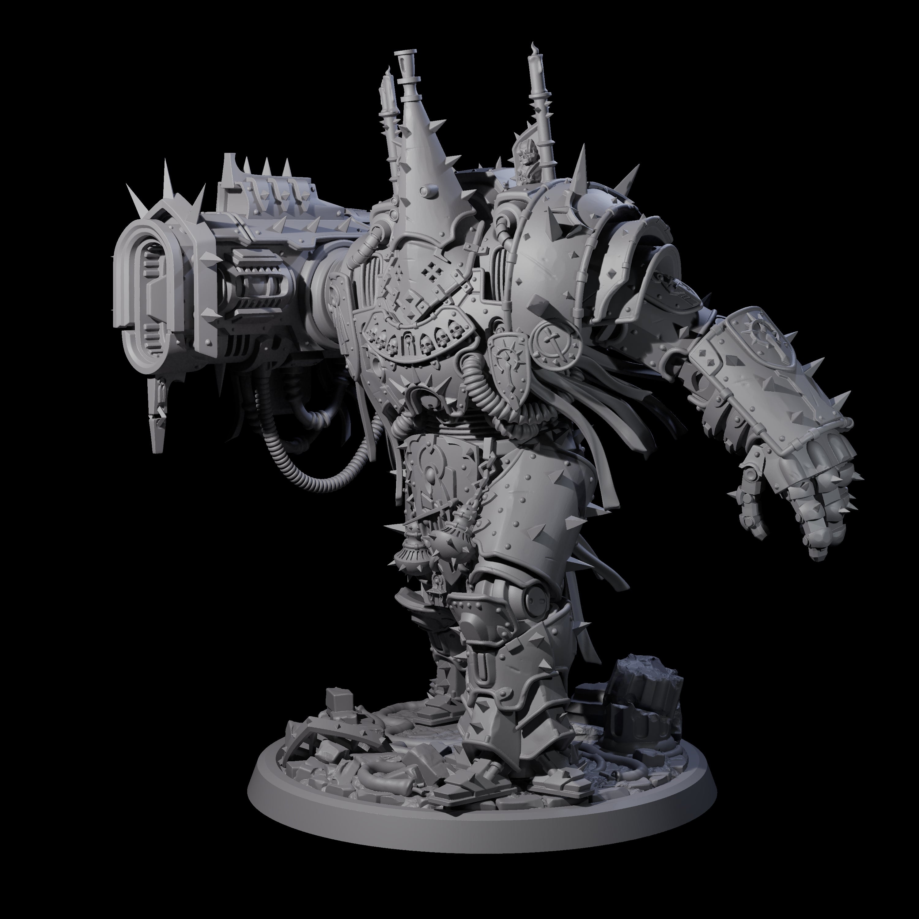 Imposing Mecha Anathema A Miniature for Dungeons and Dragons, Pathfinder or other TTRPGs