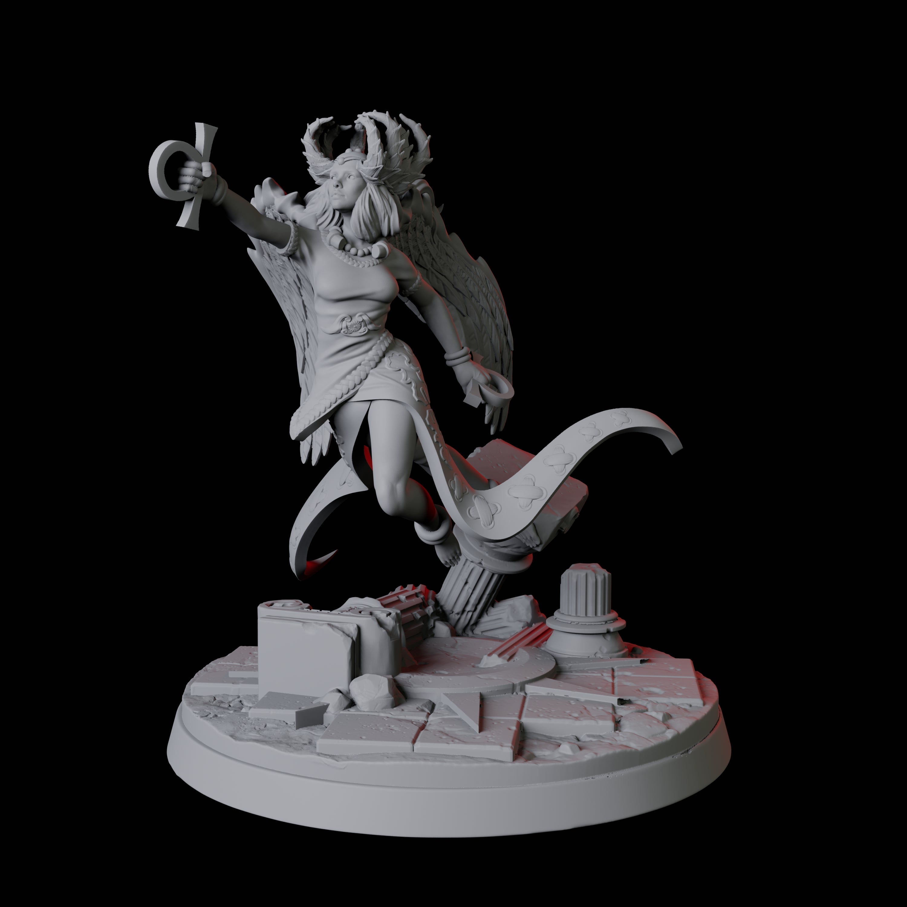 Inanna, Goddess of Love Miniature for Dungeons and Dragons, Pathfinder or other TTRPGs