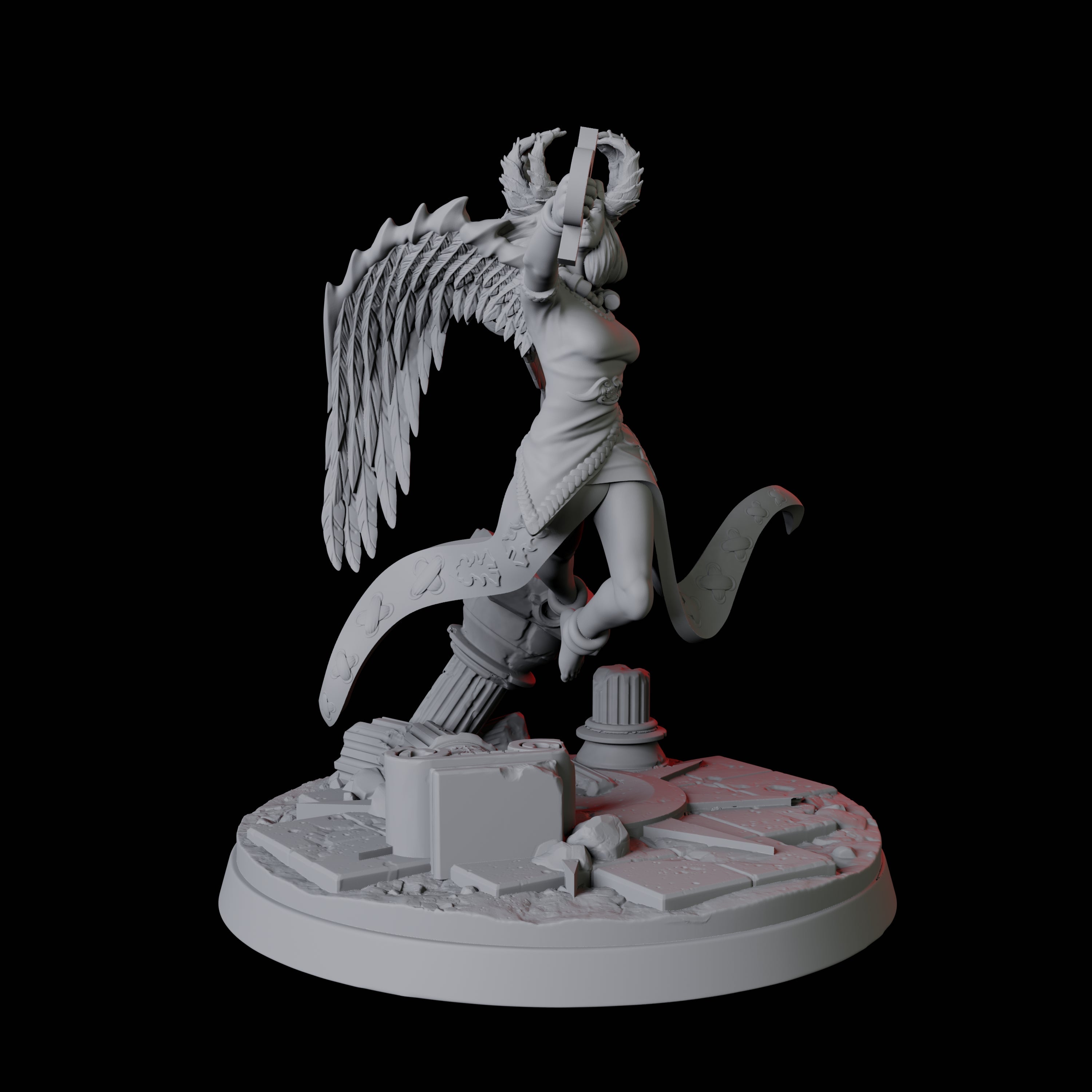 Inanna, Goddess of Love Miniature for Dungeons and Dragons, Pathfinder or other TTRPGs