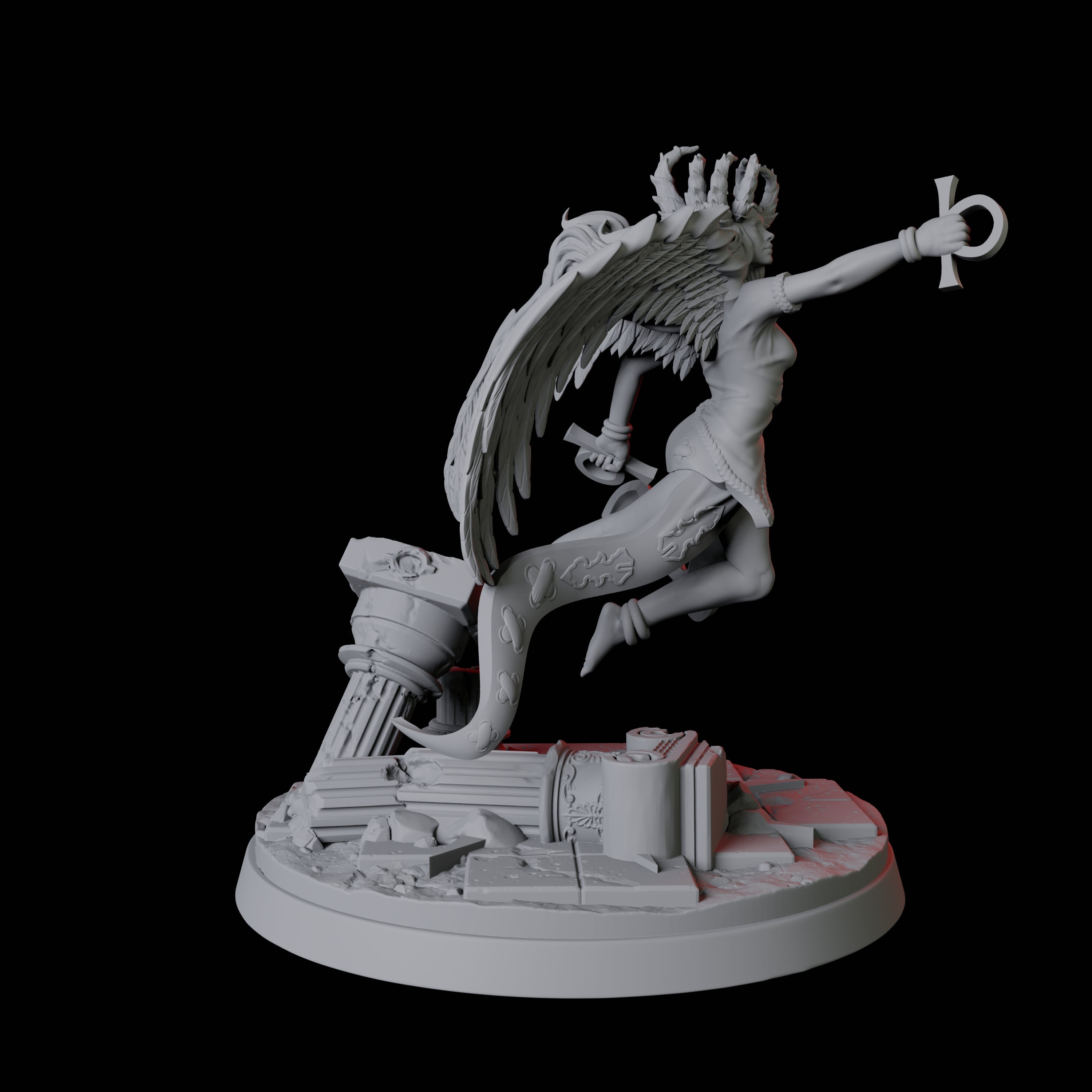 Inanna, Goddess of Love Miniature for Dungeons and Dragons, Pathfinder or other TTRPGs