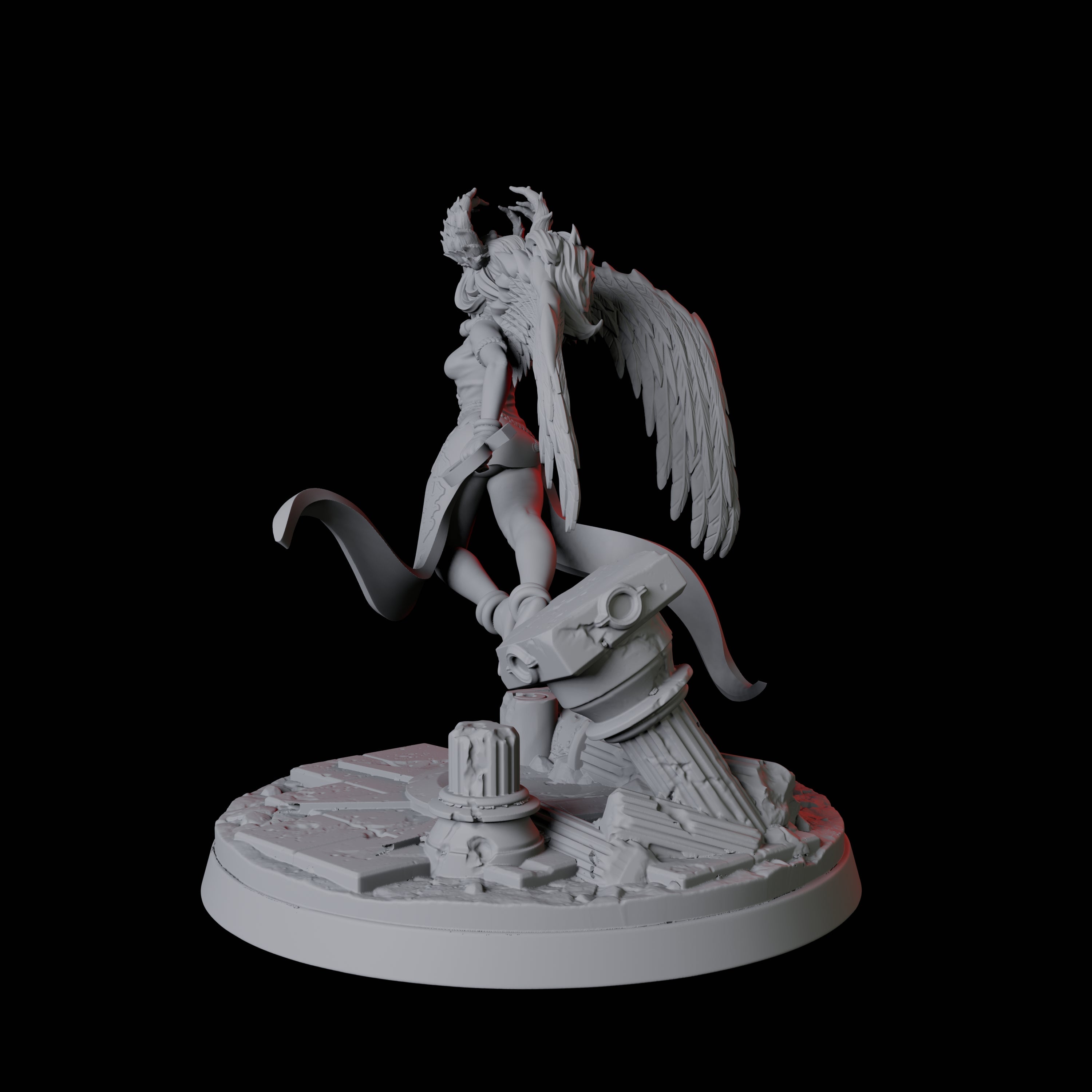 Inanna, Goddess of Love Miniature for Dungeons and Dragons, Pathfinder or other TTRPGs
