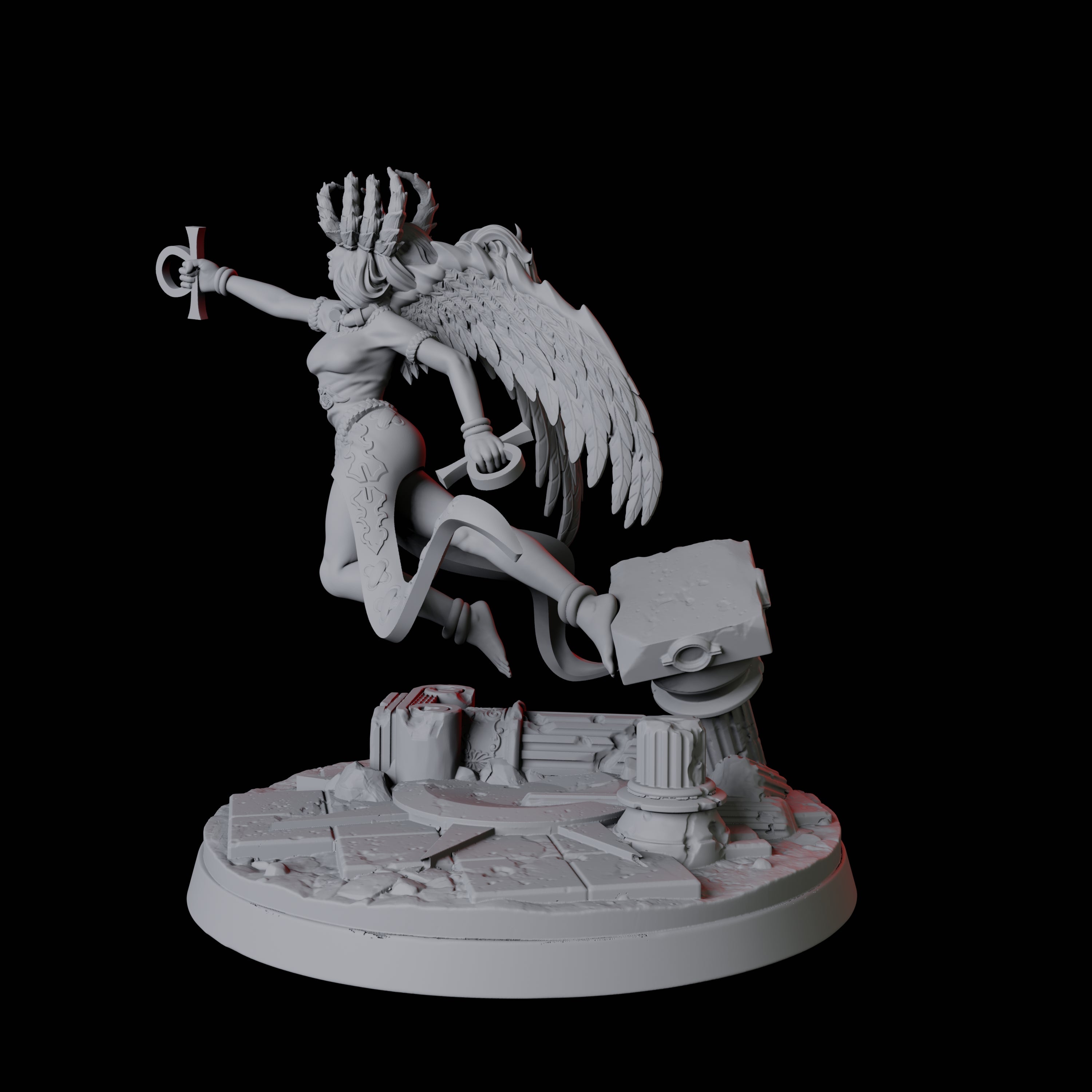 Inanna, Goddess of Love Miniature for Dungeons and Dragons, Pathfinder or other TTRPGs