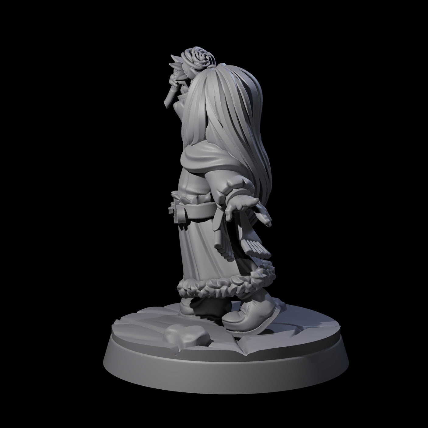 Indomitable Viking Family Kid D Miniature for Dungeons and Dragons, Pathfinder or other TTRPGs