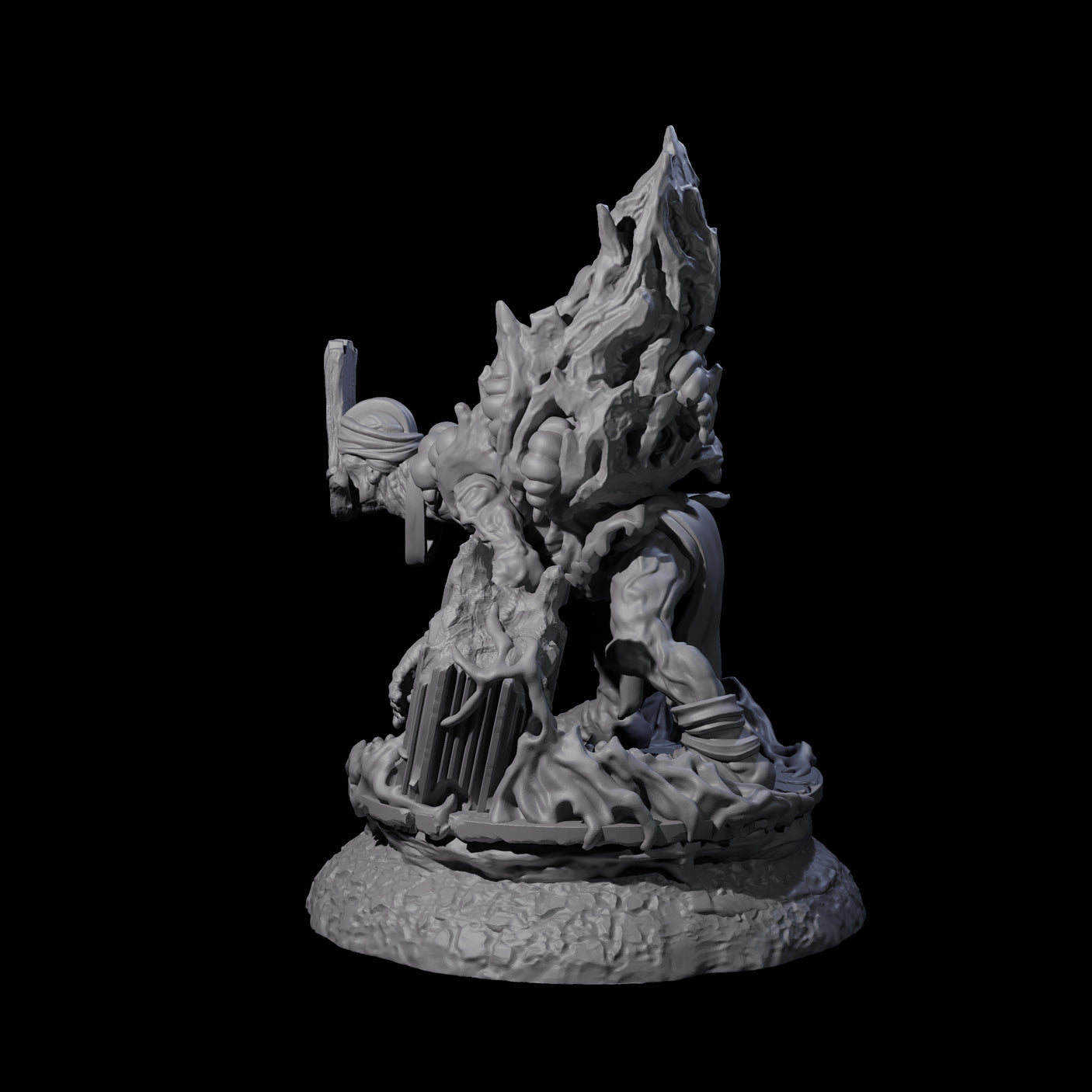 Infected Hive Thrall A Miniature for Dungeons and Dragons, Pathfinder or other TTRPGs