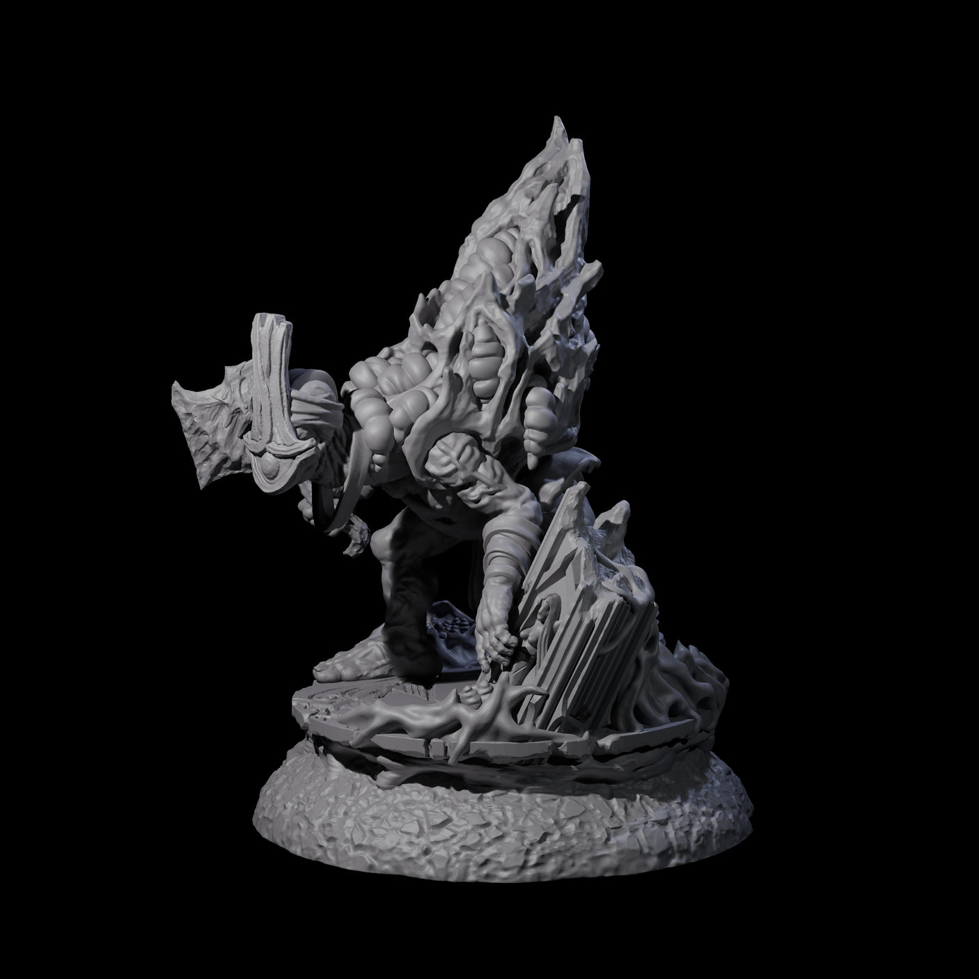 Infected Hive Thrall A Miniature for Dungeons and Dragons, Pathfinder or other TTRPGs