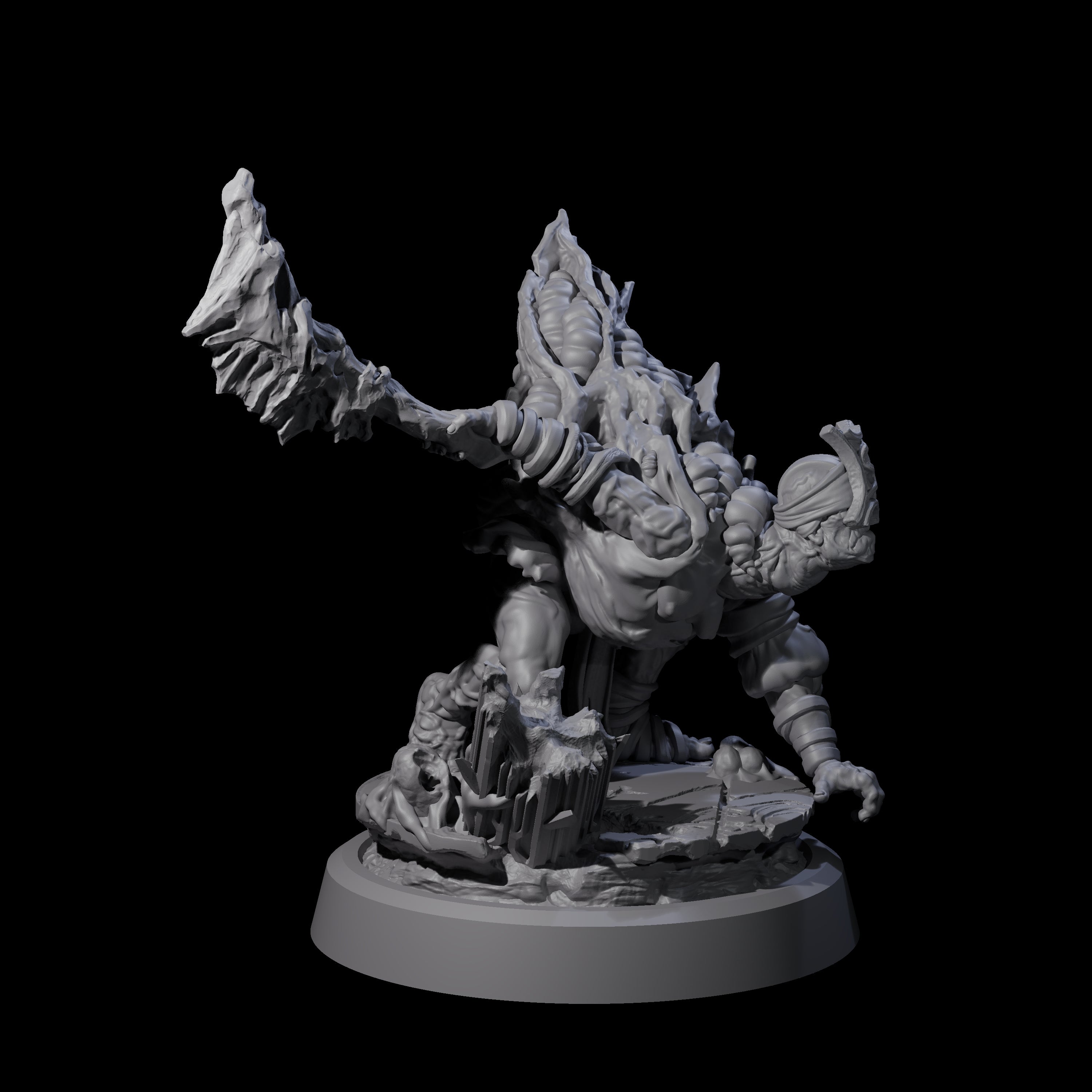Infected Hive Thrall B Miniature for Dungeons and Dragons, Pathfinder or other TTRPGs