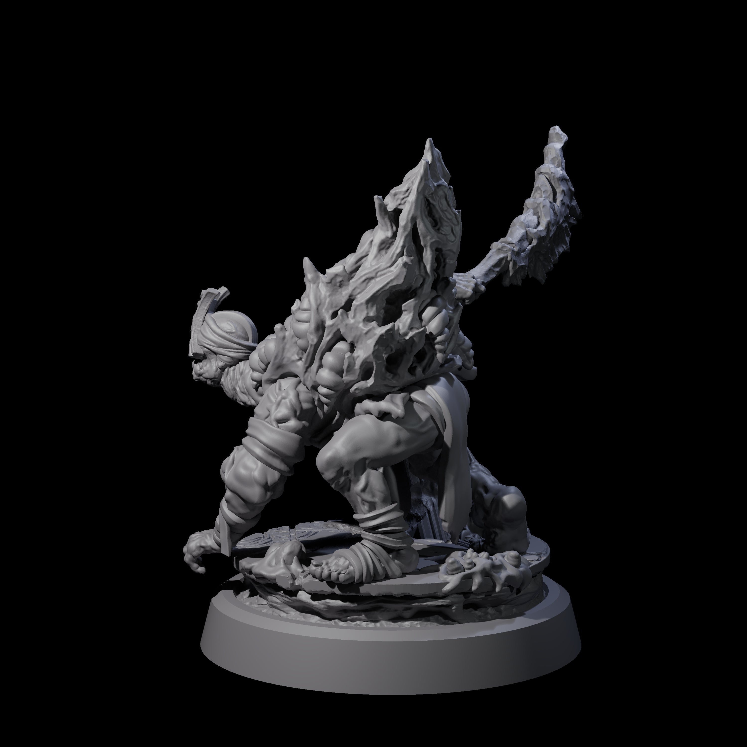 Infected Hive Thrall B Miniature for Dungeons and Dragons, Pathfinder or other TTRPGs