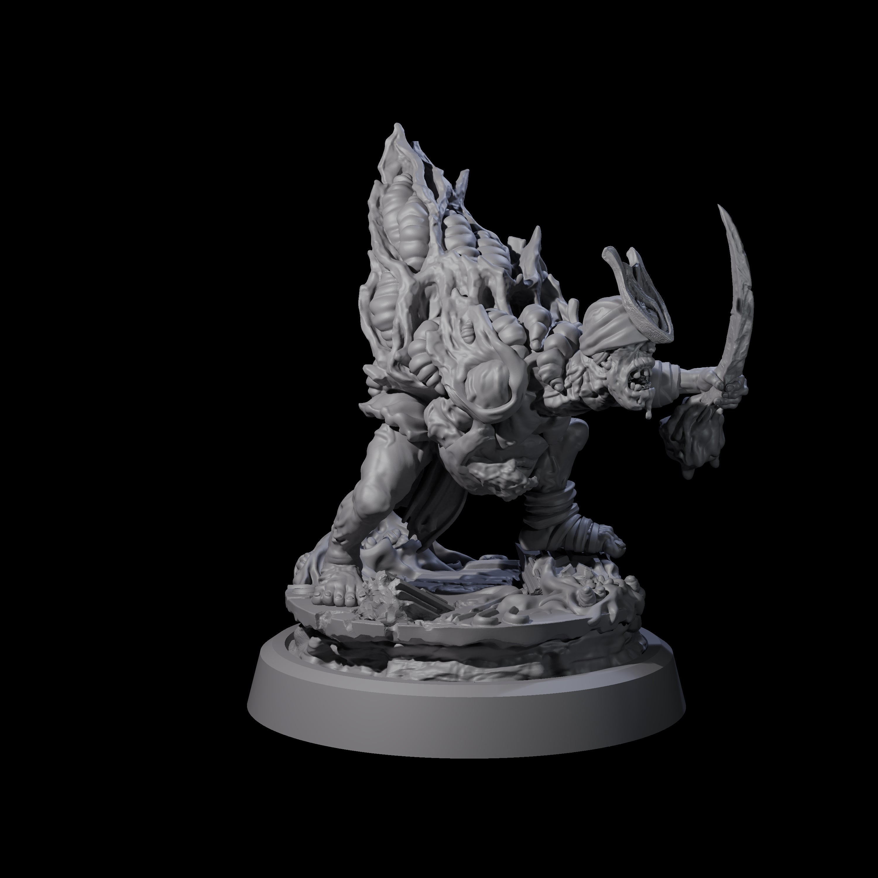 Infected Hive Thrall D Miniature for Dungeons and Dragons, Pathfinder or other TTRPGs