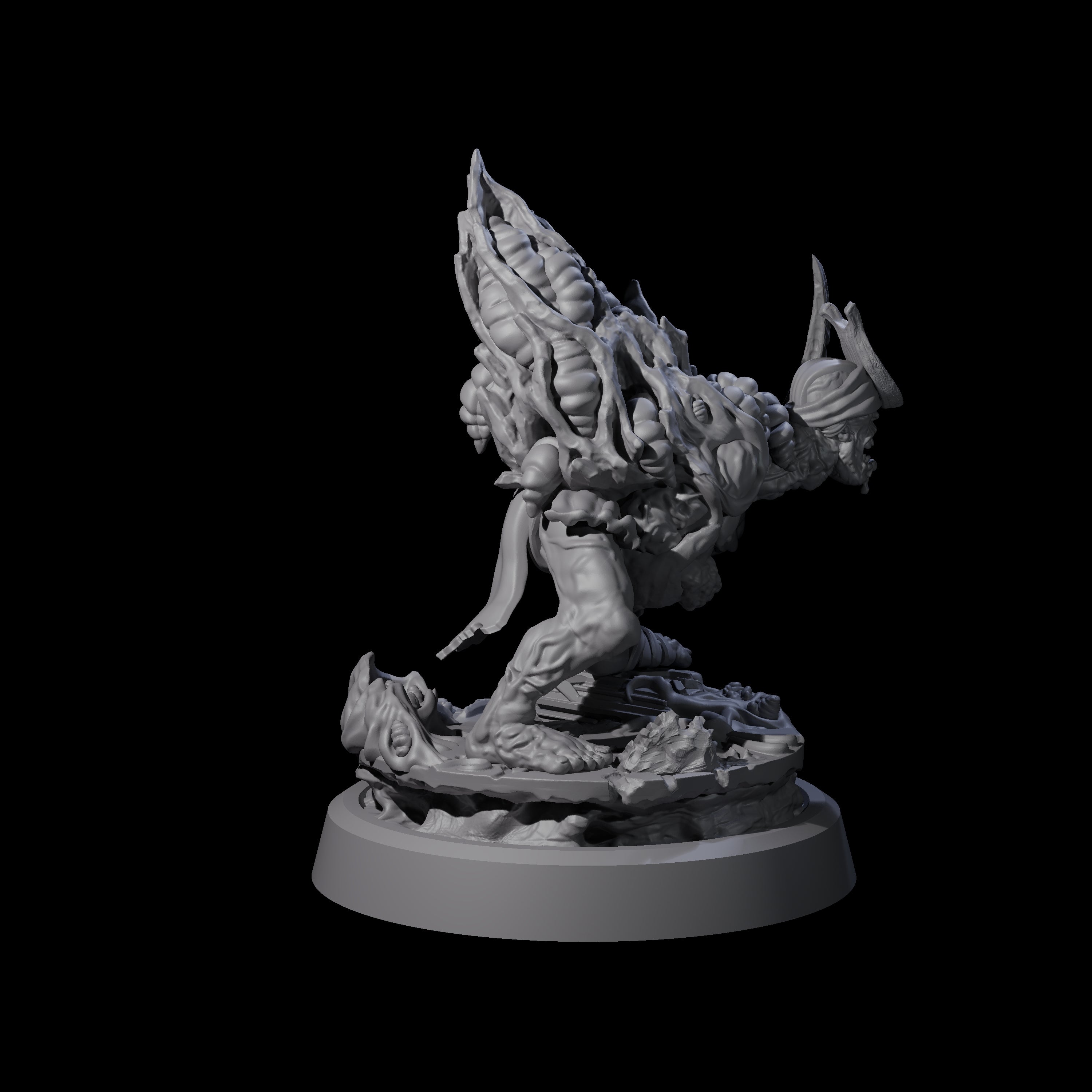 Infected Hive Thrall D Miniature for Dungeons and Dragons, Pathfinder or other TTRPGs