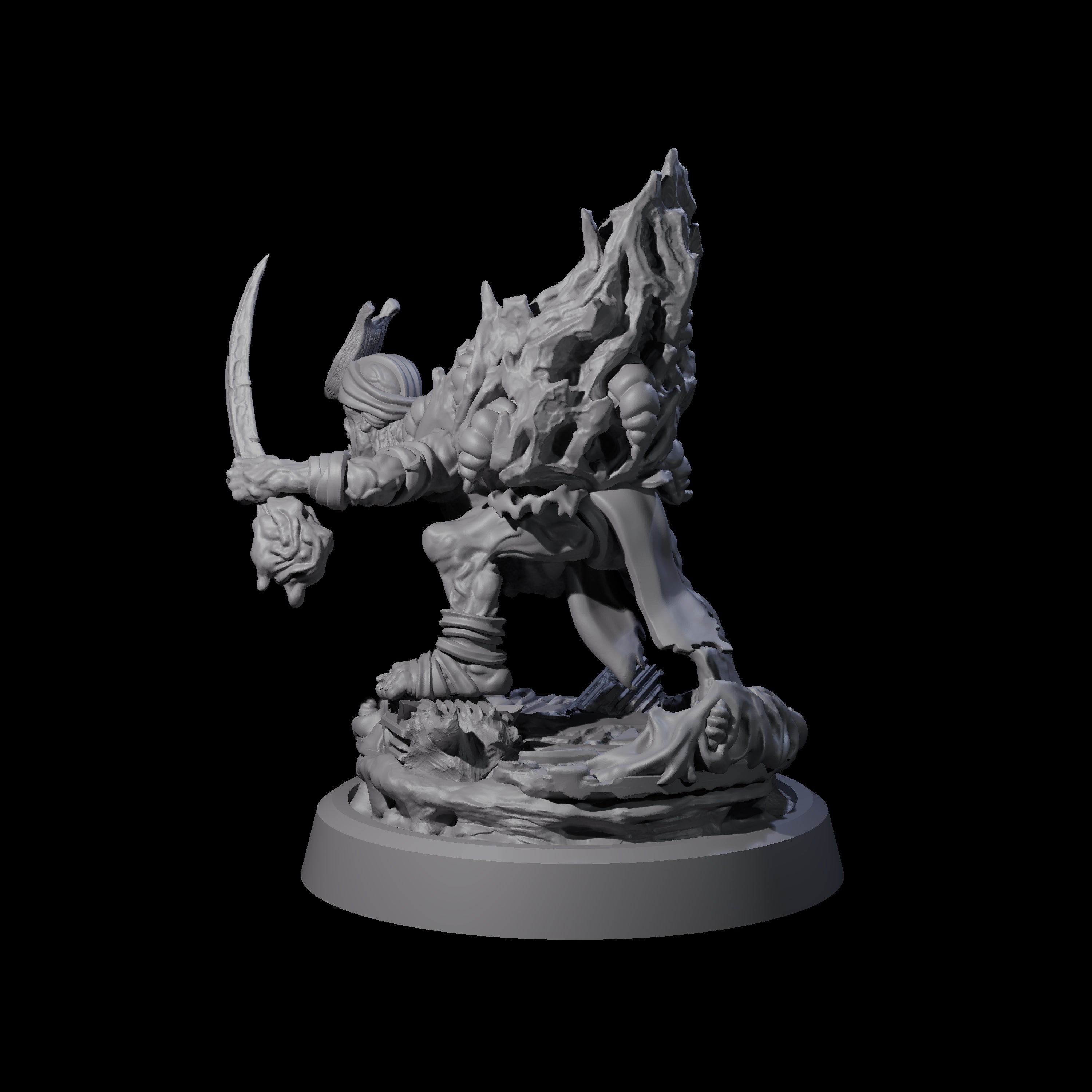 Infected Hive Thrall D Miniature for Dungeons and Dragons, Pathfinder or other TTRPGs