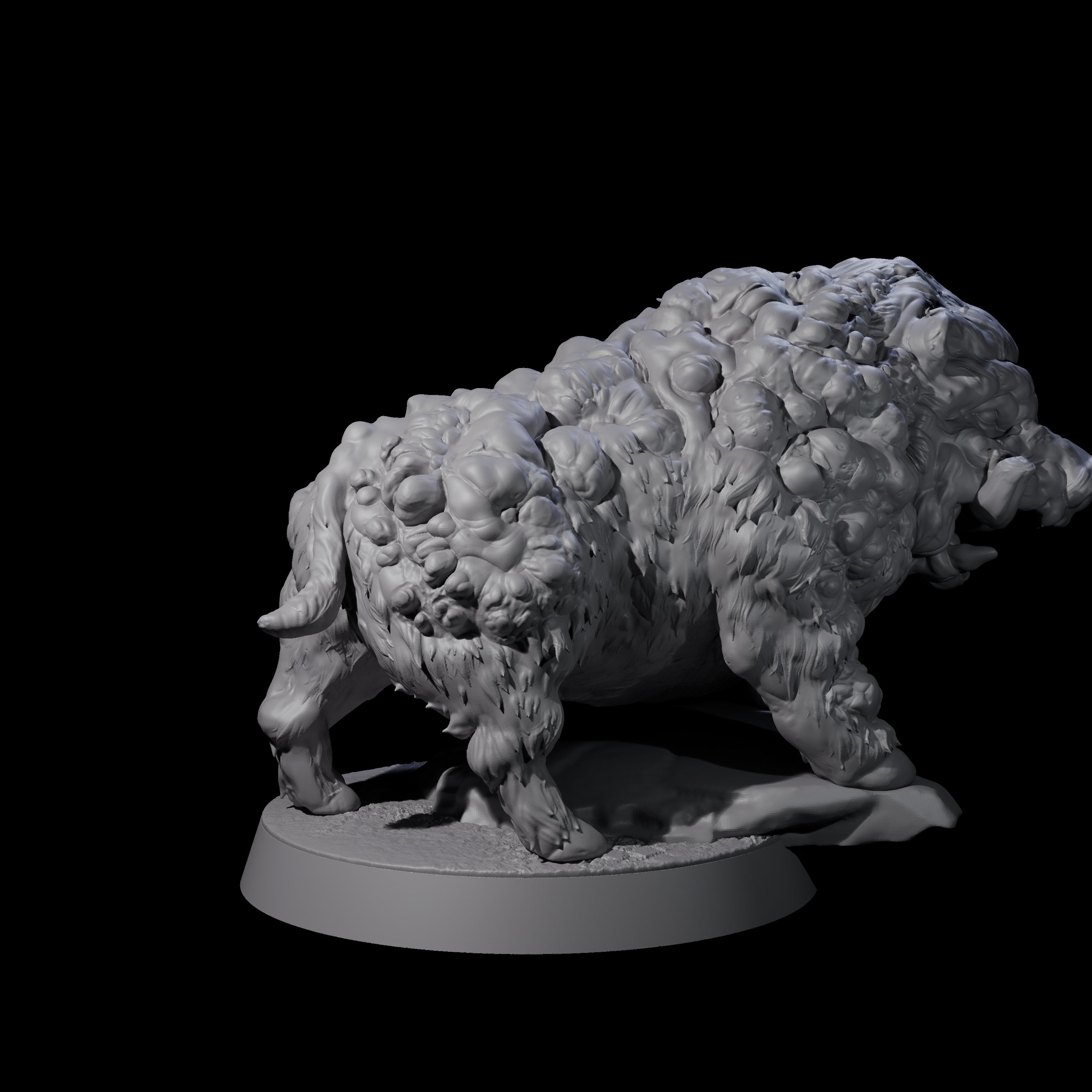 Infested Boar Miniature for Dungeons and Dragons, Pathfinder or other TTRPGs