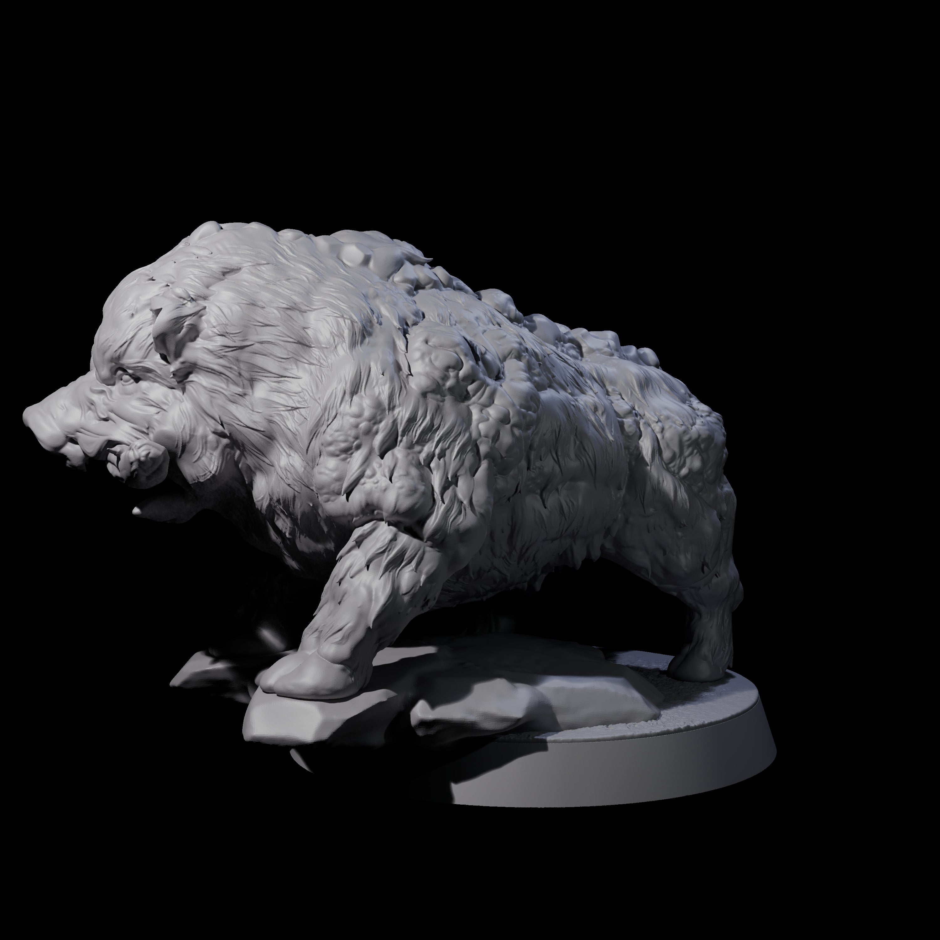 Infested Boar Miniature for Dungeons and Dragons, Pathfinder or other TTRPGs