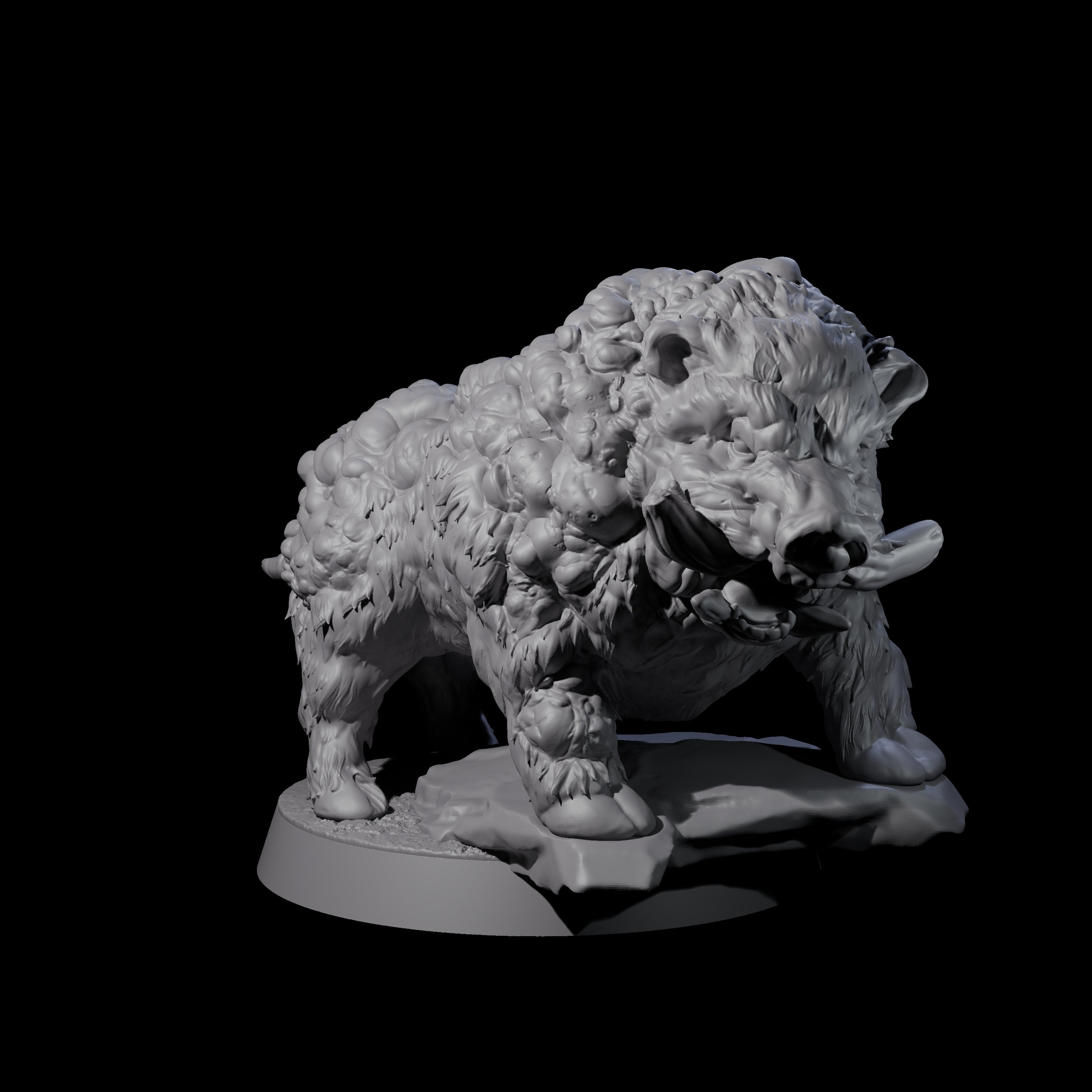 Infested Boar Miniature for Dungeons and Dragons, Pathfinder or other TTRPGs