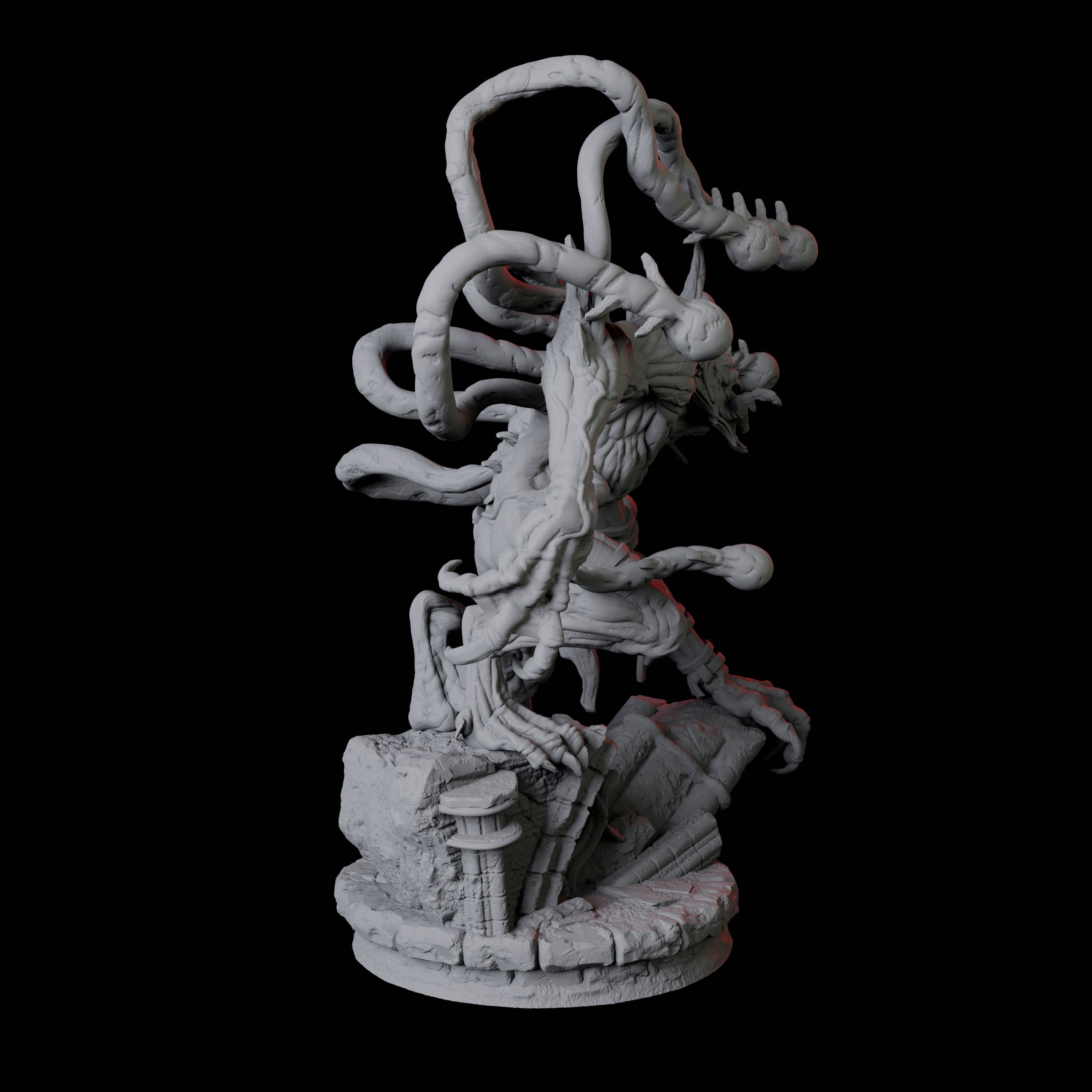 Infested Ghoul A Miniature for Dungeons and Dragons, Pathfinder or other TTRPGs