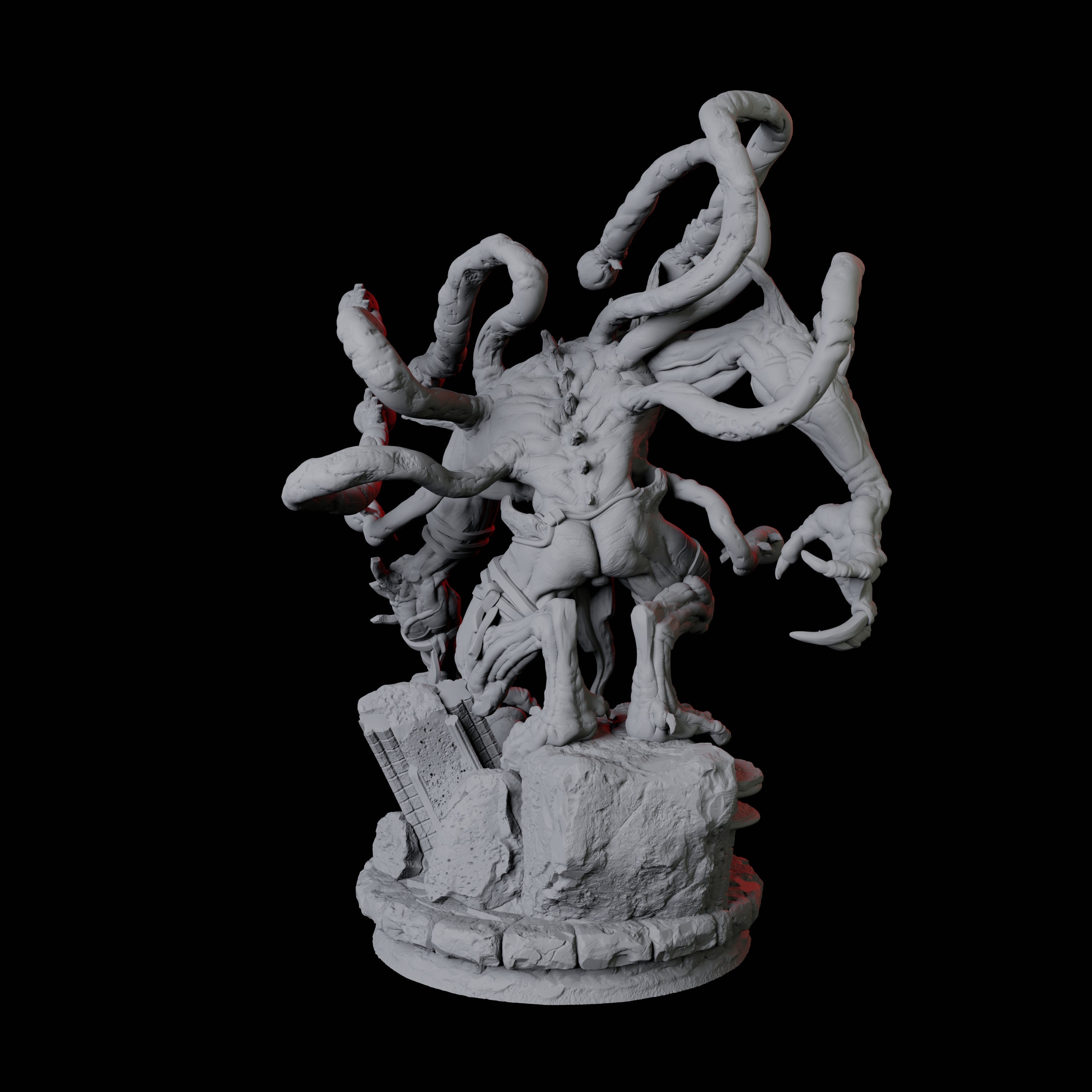 Infested Ghoul A Miniature for Dungeons and Dragons, Pathfinder or other TTRPGs